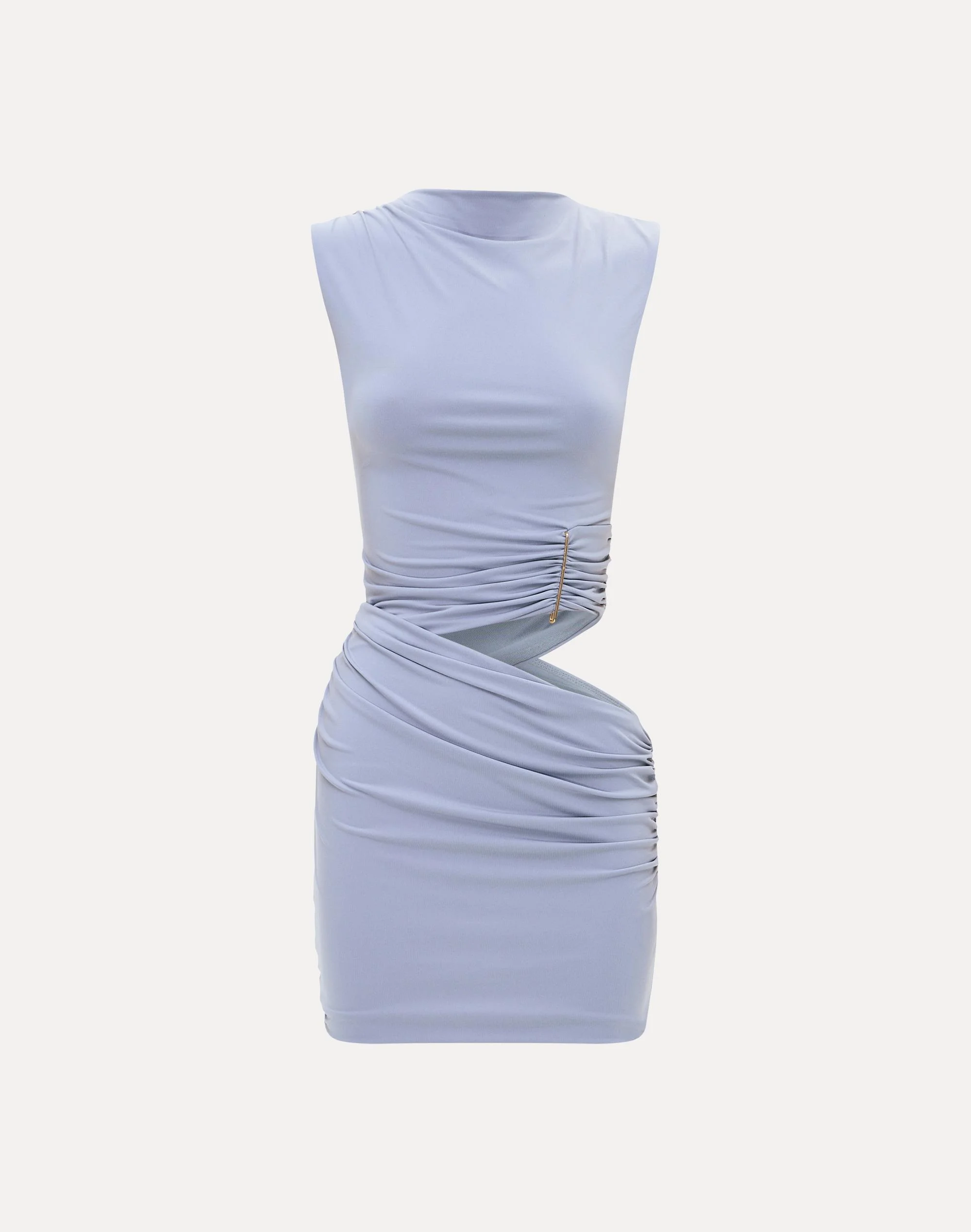 Cut Out Hardware Mini Dress Dusk Dove