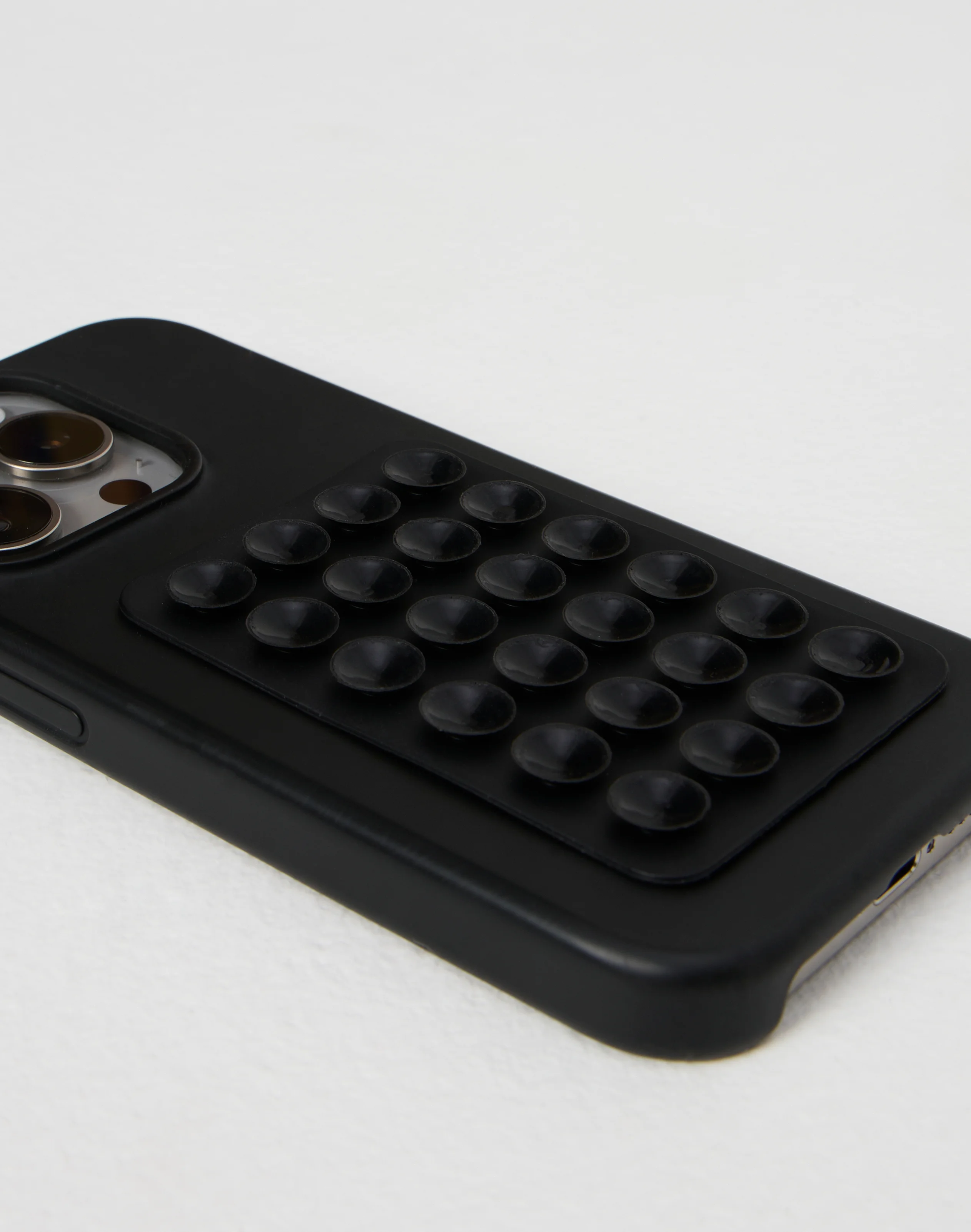 Suction Phone Sticker Black