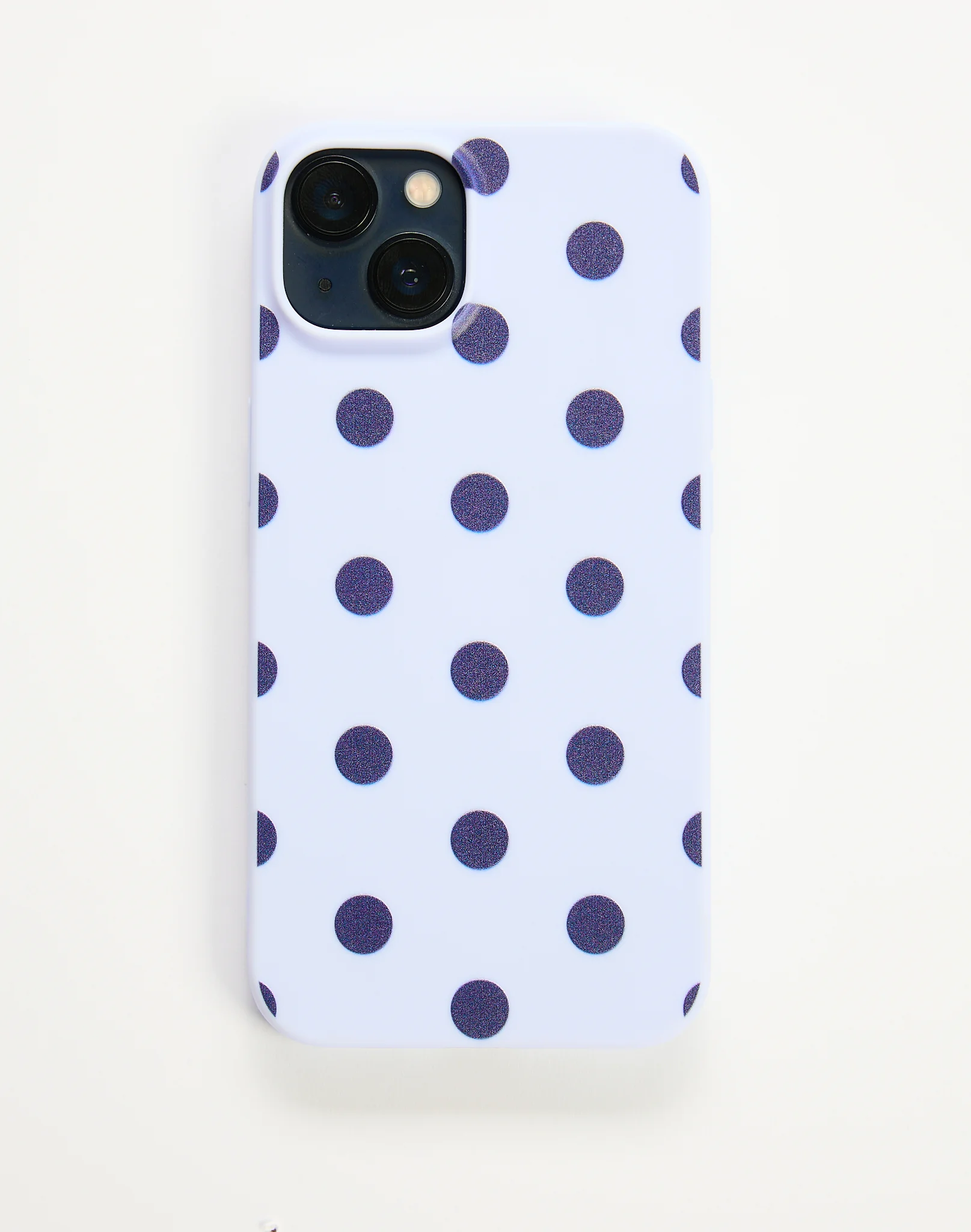 Print iPhone Case Blue X Blue Polka