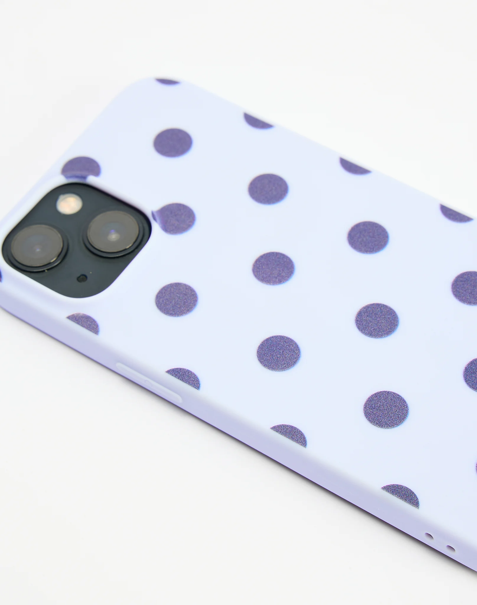 Print iPhone Case Blue X Blue Polka