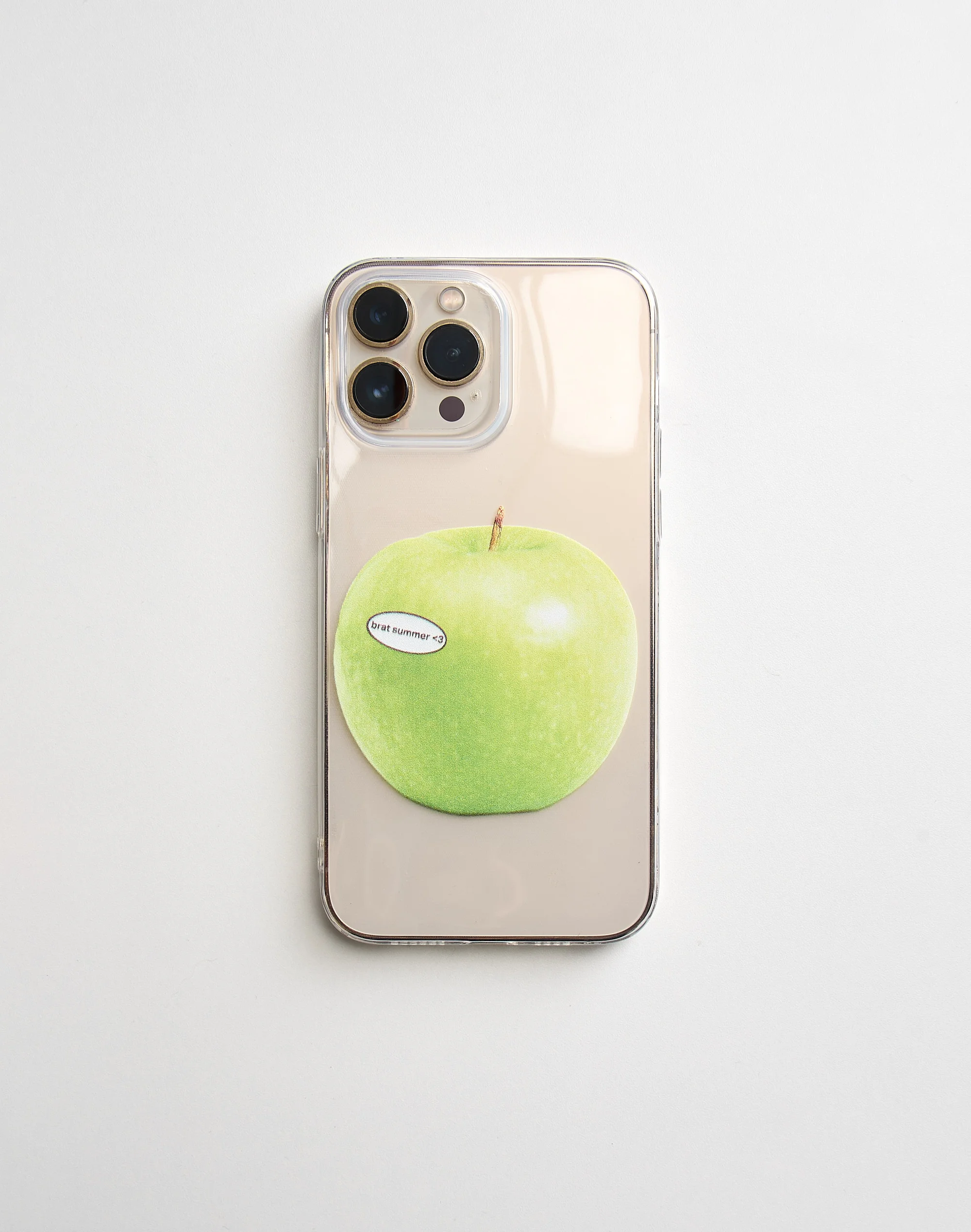 Print iPhone Case Clear X Brat Apple