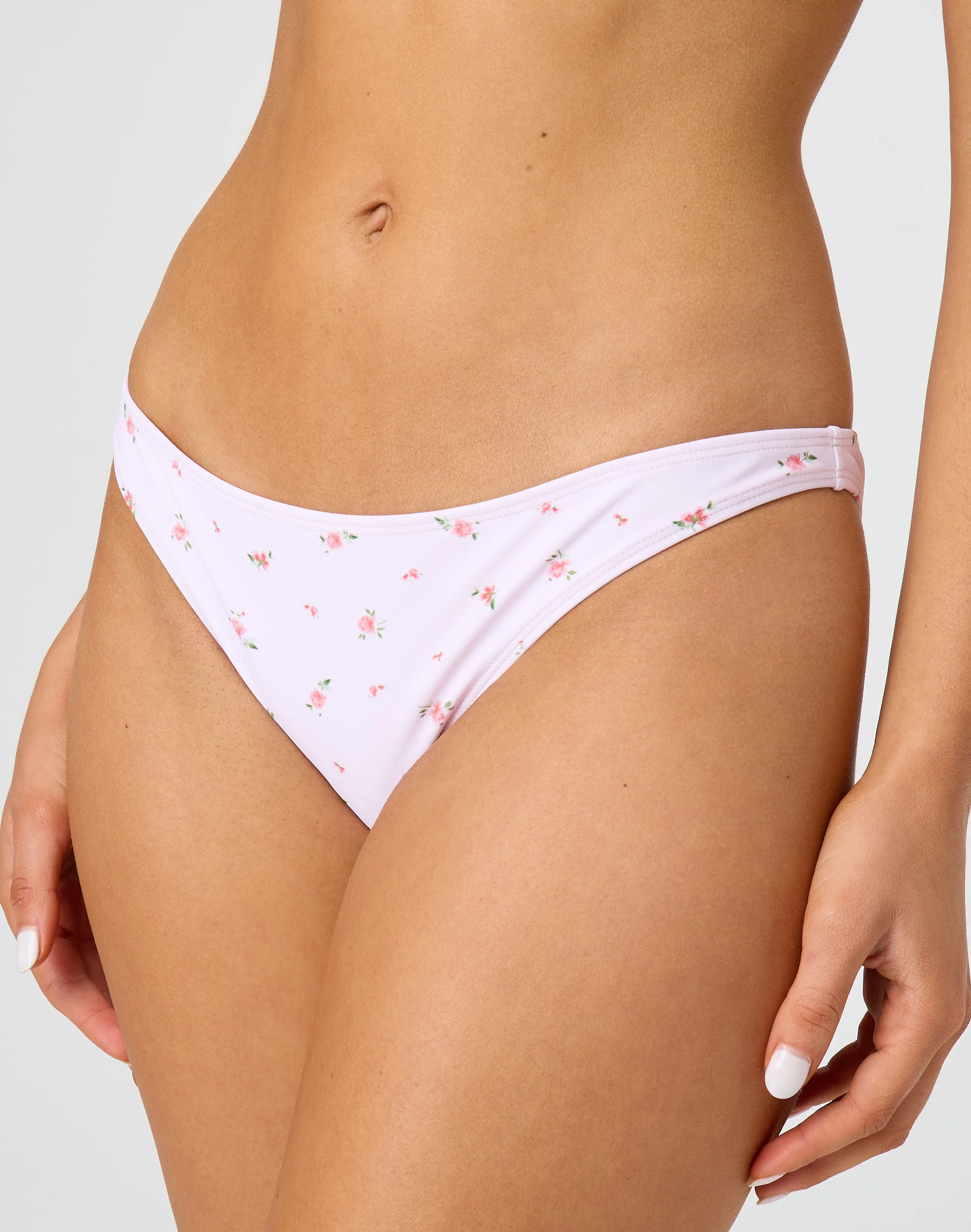 Full Coverage Print Bikini Bottom Rosebud Ditsy 4 Full Coverage Print Bikini Bottom Rosebud Ditsy