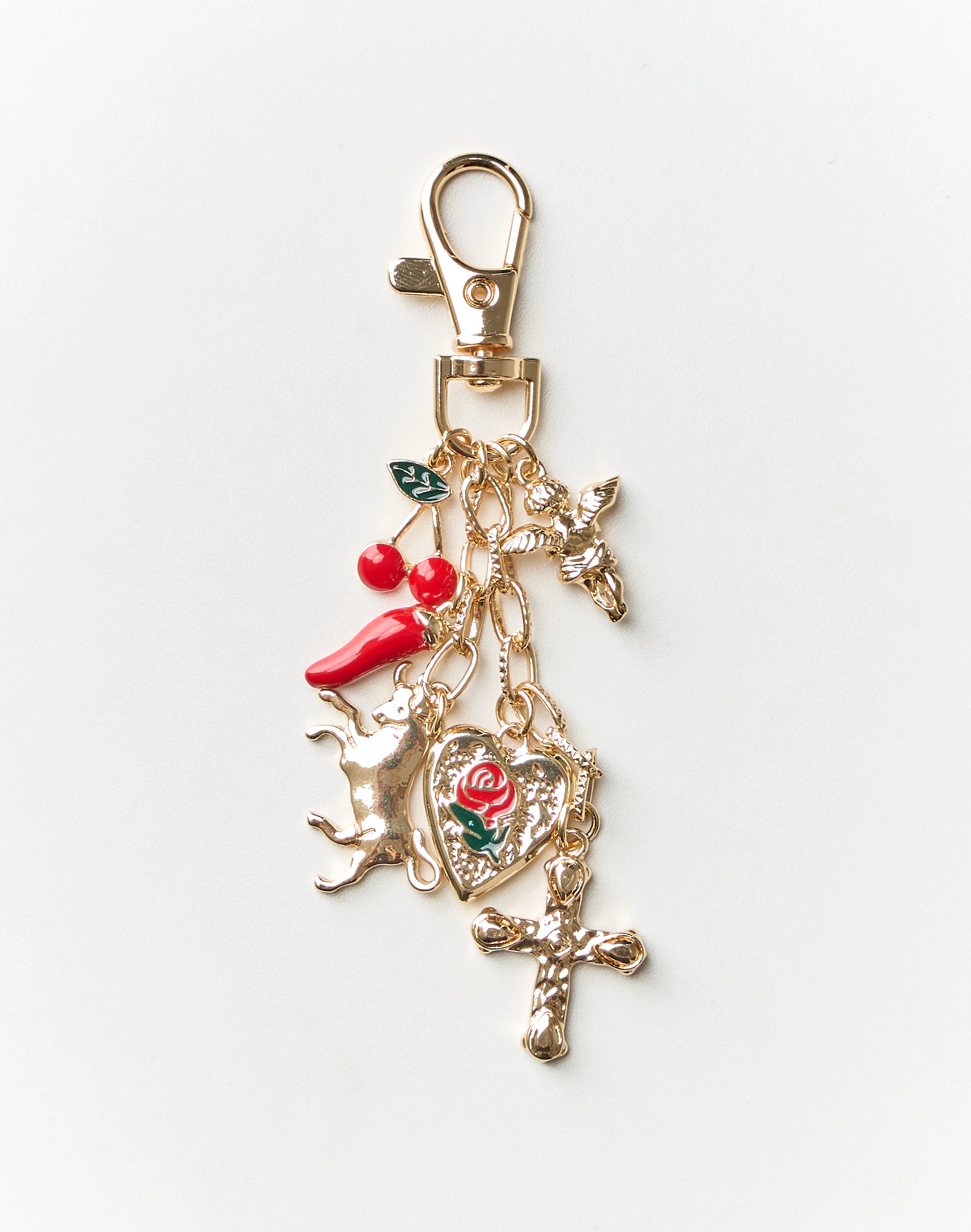Multi Bag Charm Gold