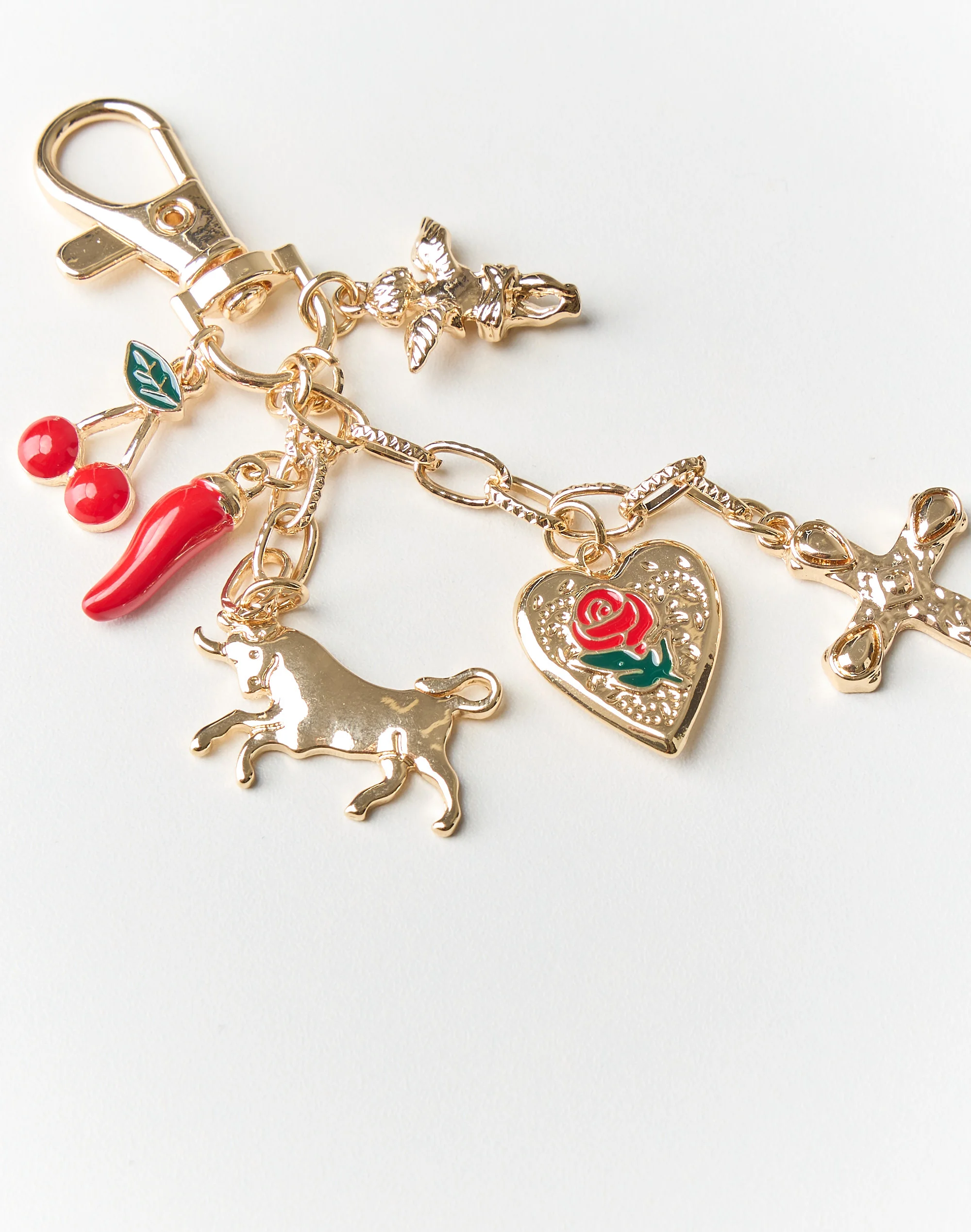 Multi Bag Charm Gold