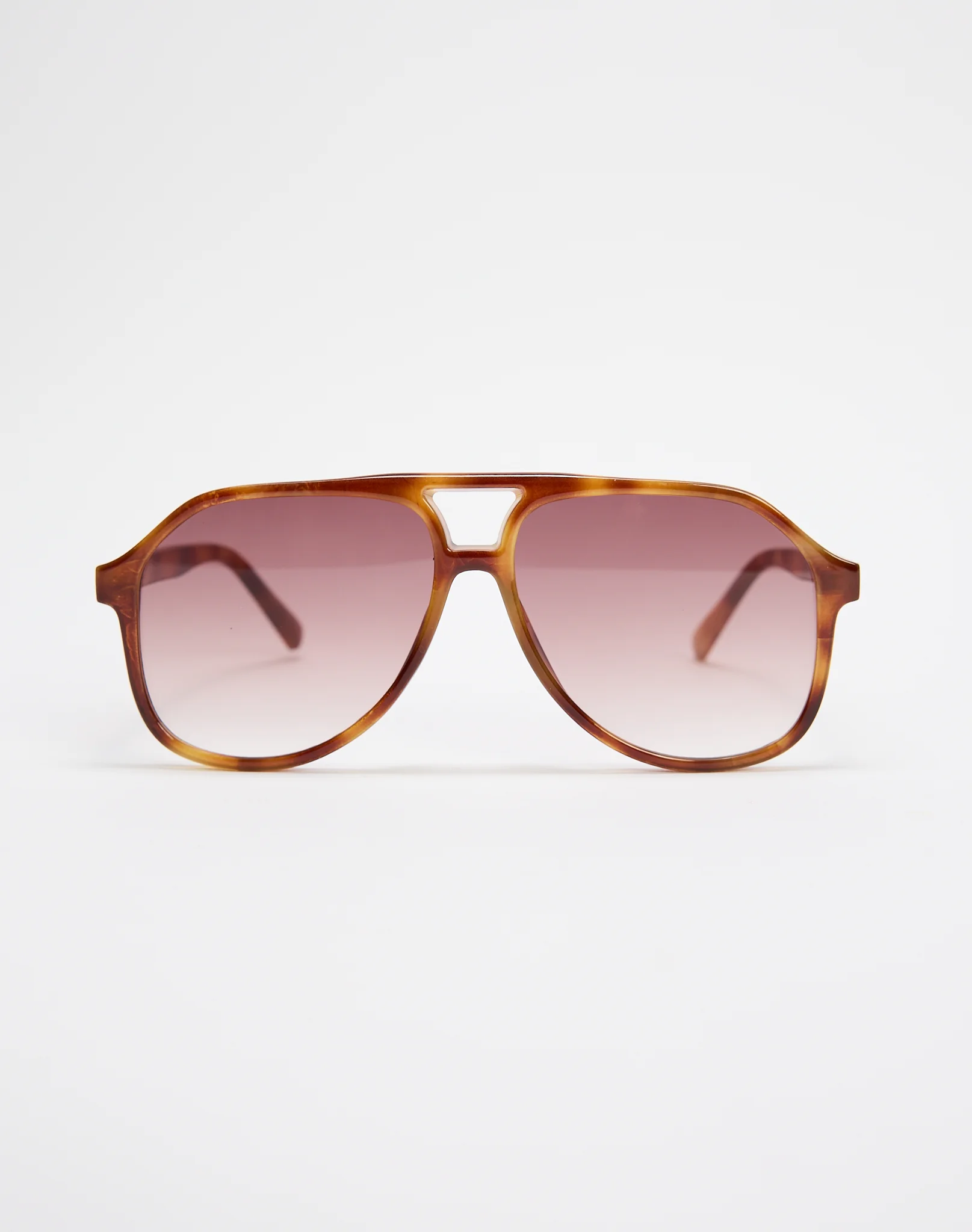 Thin Frame Aviator Sunglasses Frame Aviator Sunglasses in Tort X Brown