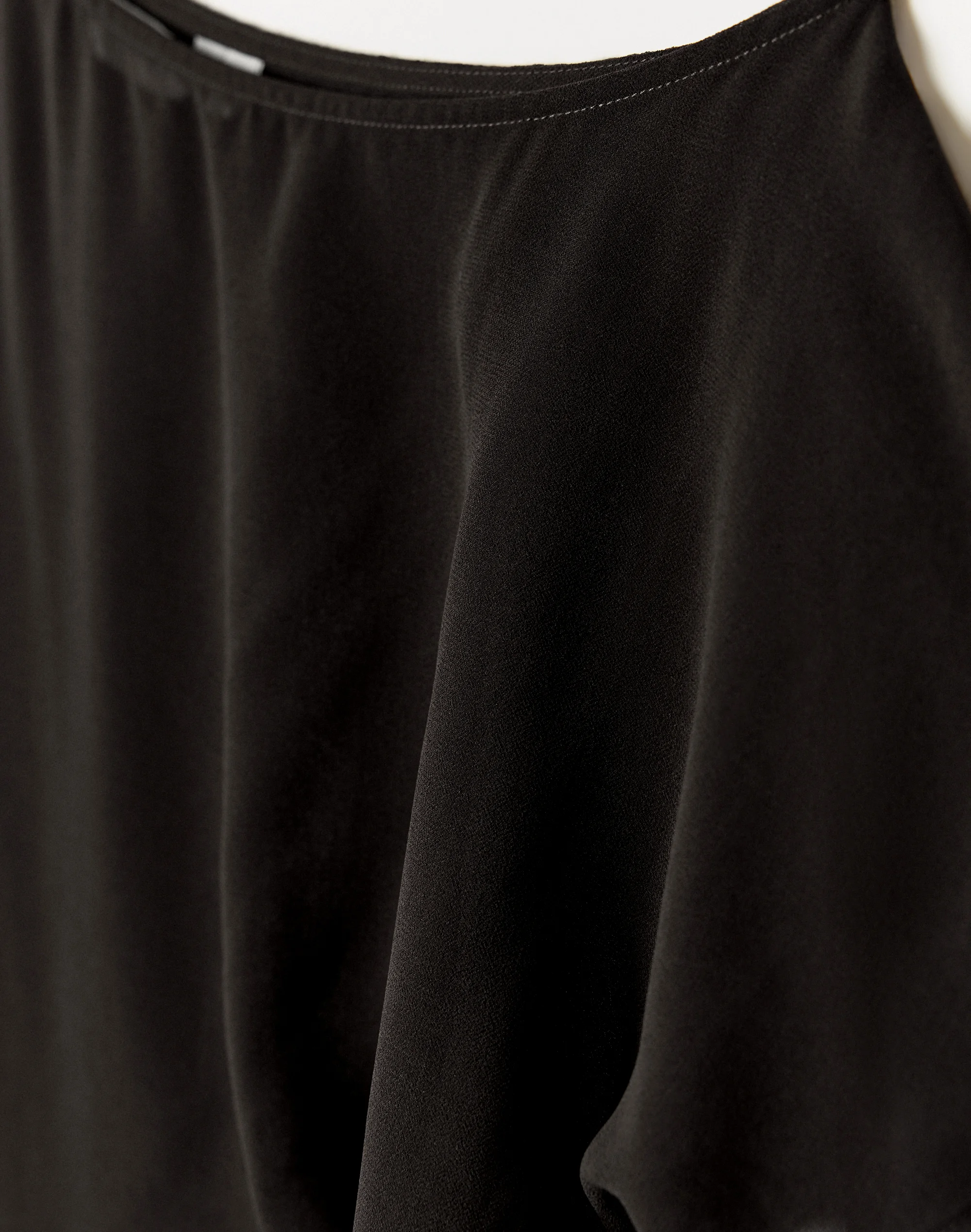 Chiffon Sheer Off Shoulder Blouse Black 7 Chiffon Sheer Off Shoulder Blouse Black