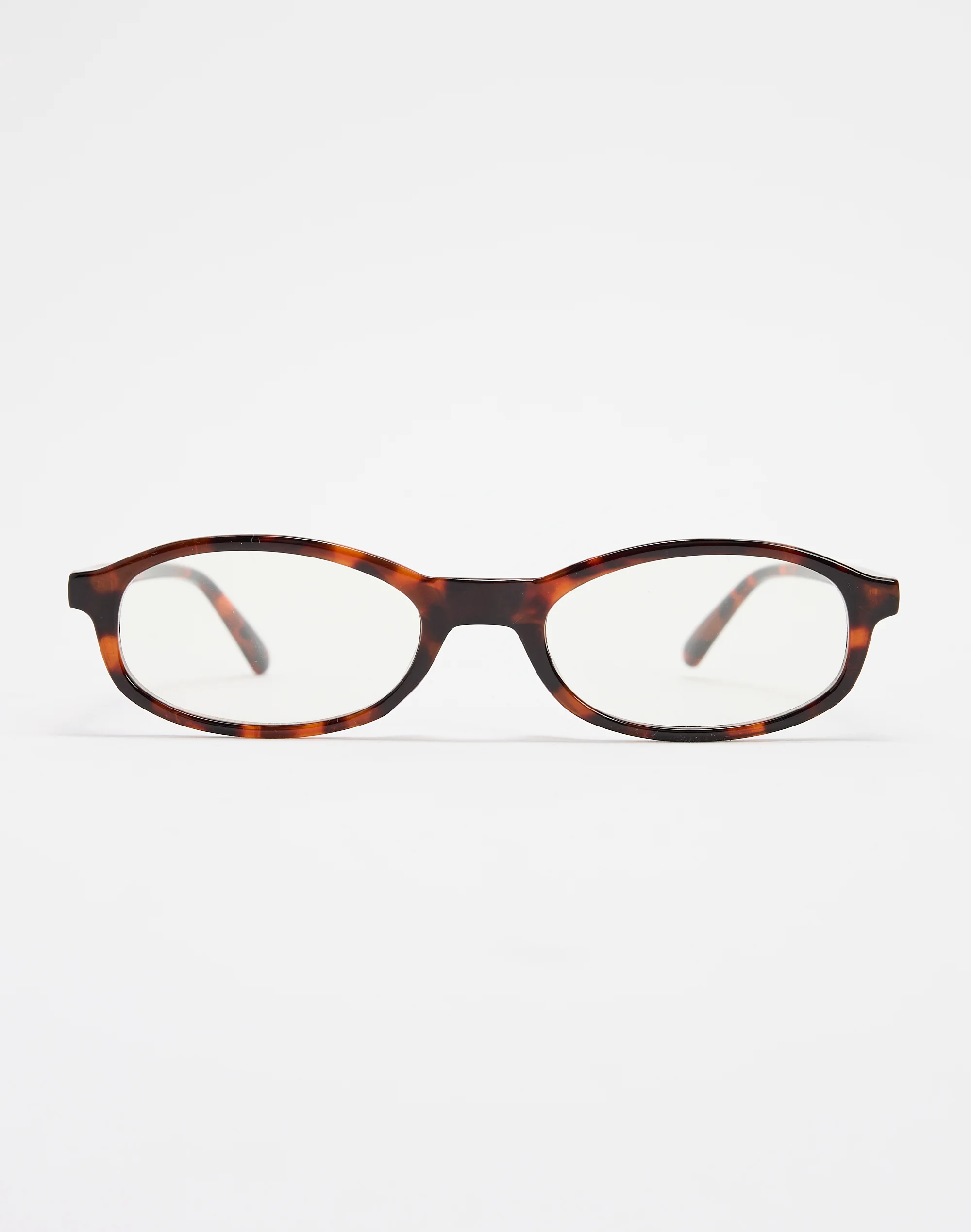 Oval Frame Blue Light Glasses Tort X Blue Light