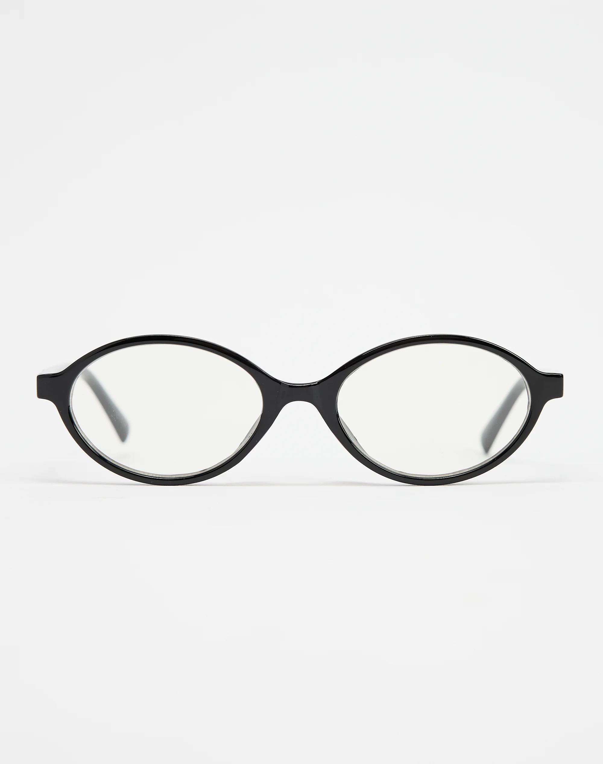 Round Frame Blue Light Glasses Black X Blue Light
