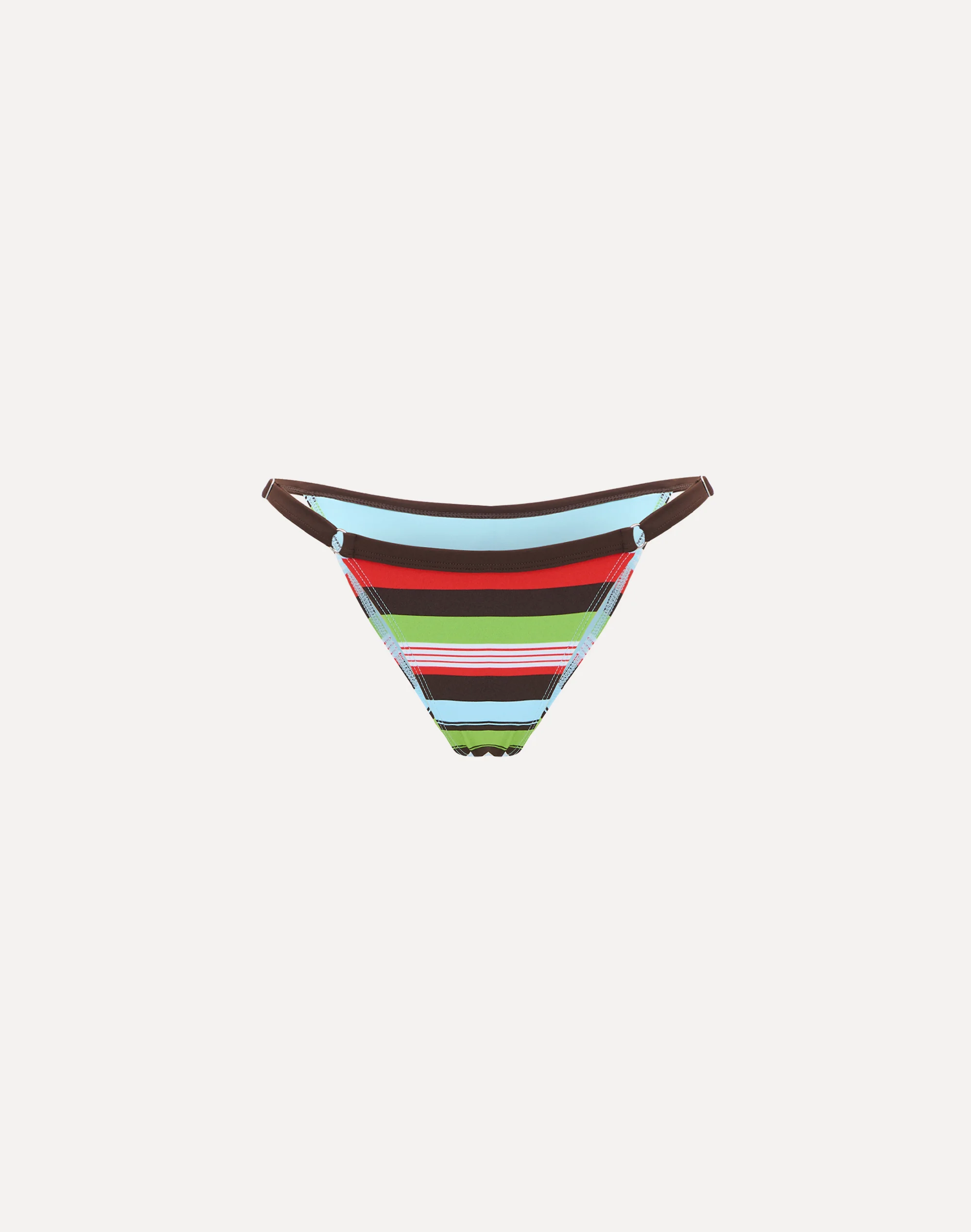 Adjustable Cheeky Bikini Bottom Riviera X Brown