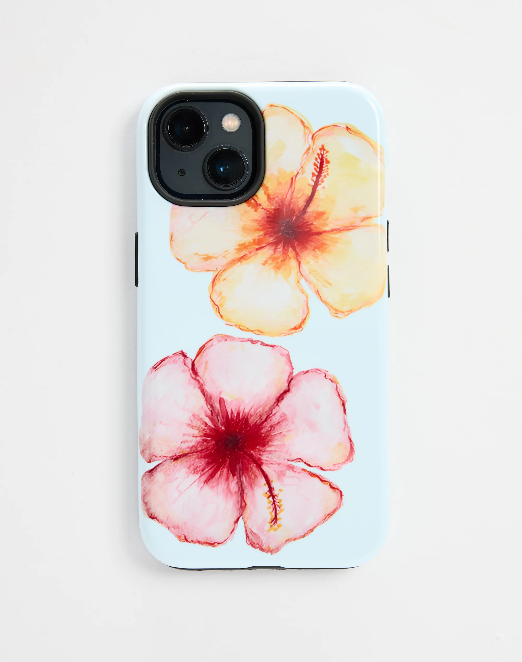 Print iPhone Case Blue X Multi