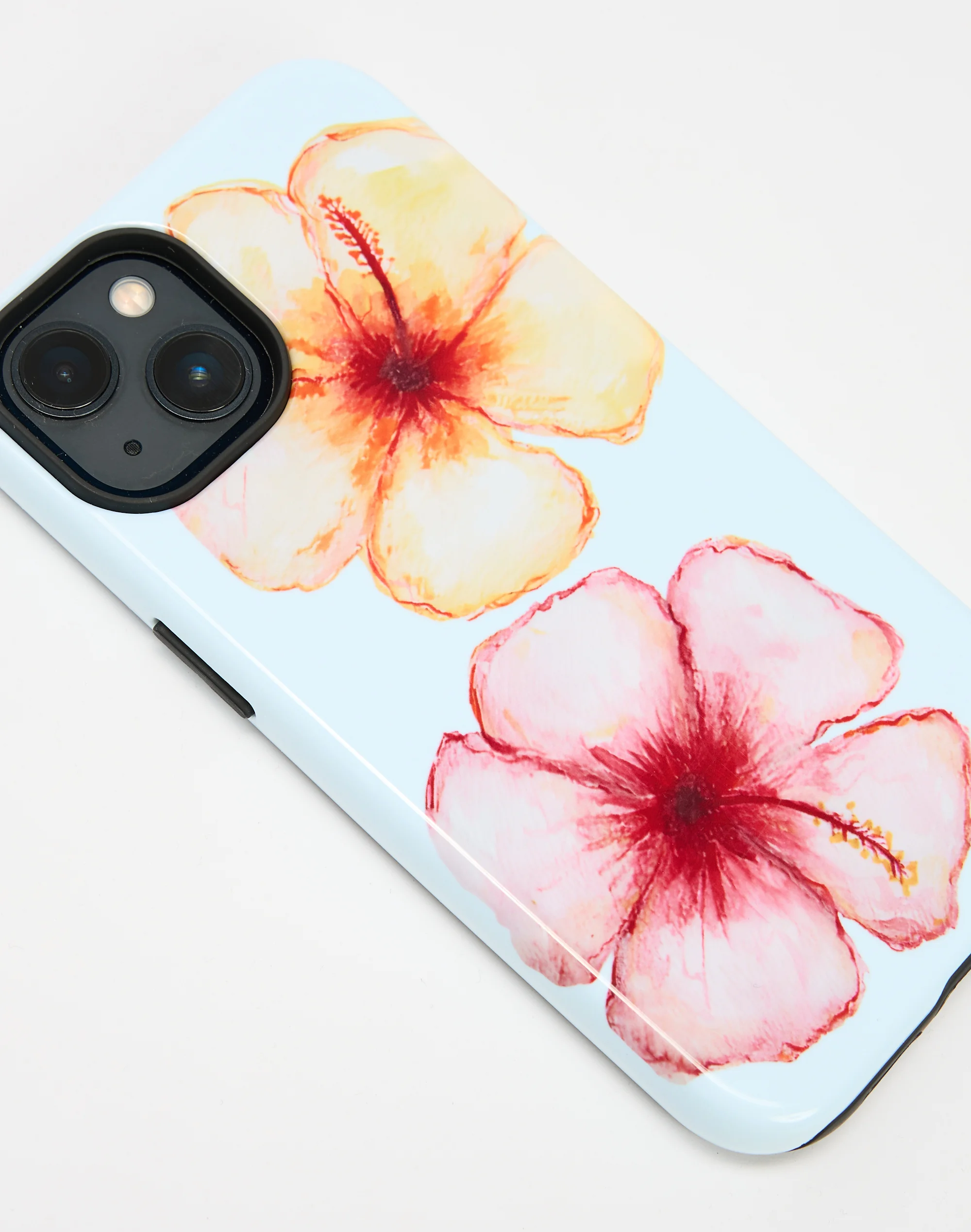 Print iPhone Case Blue X Multi
