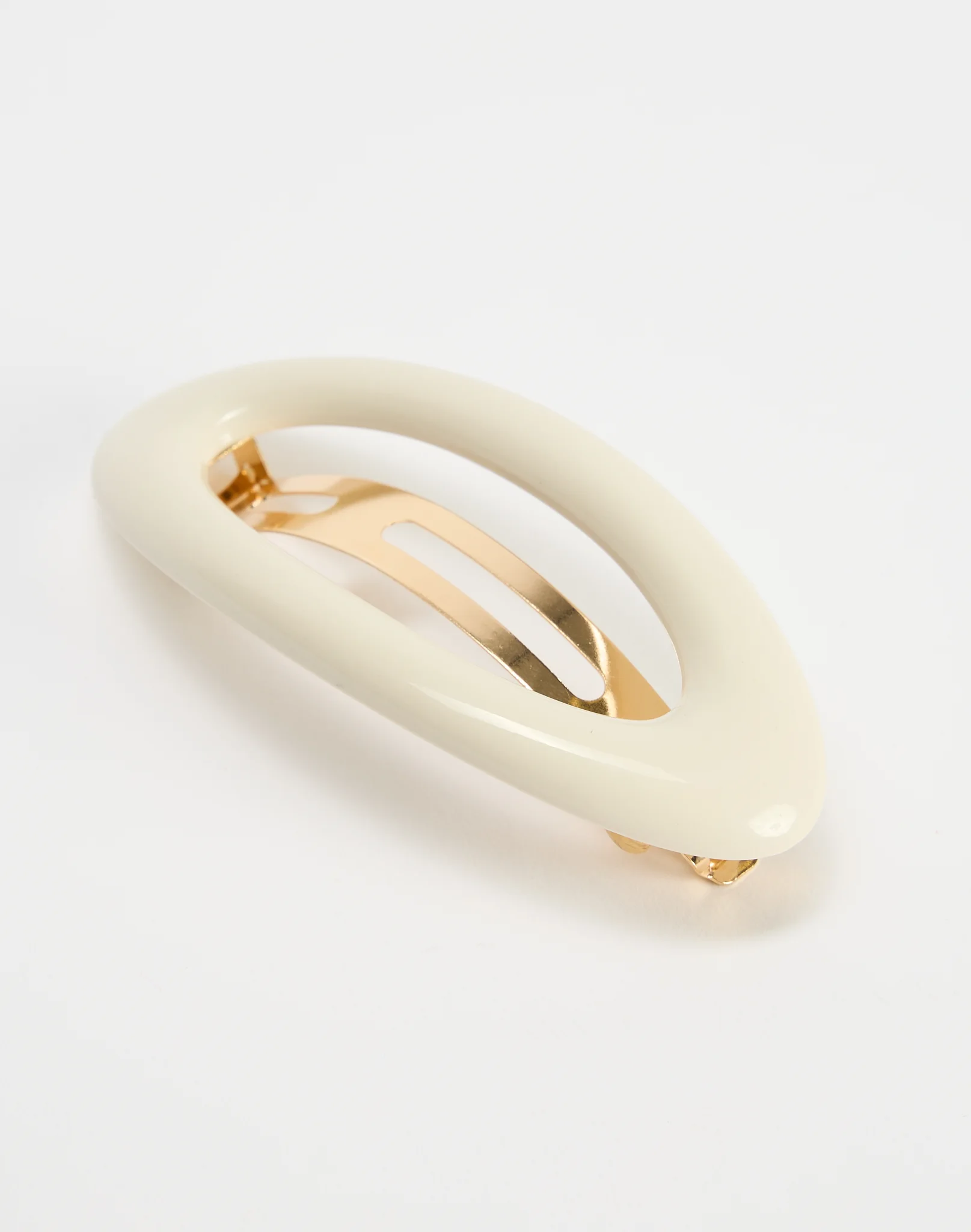 Classic Hair Barrette Vanilla