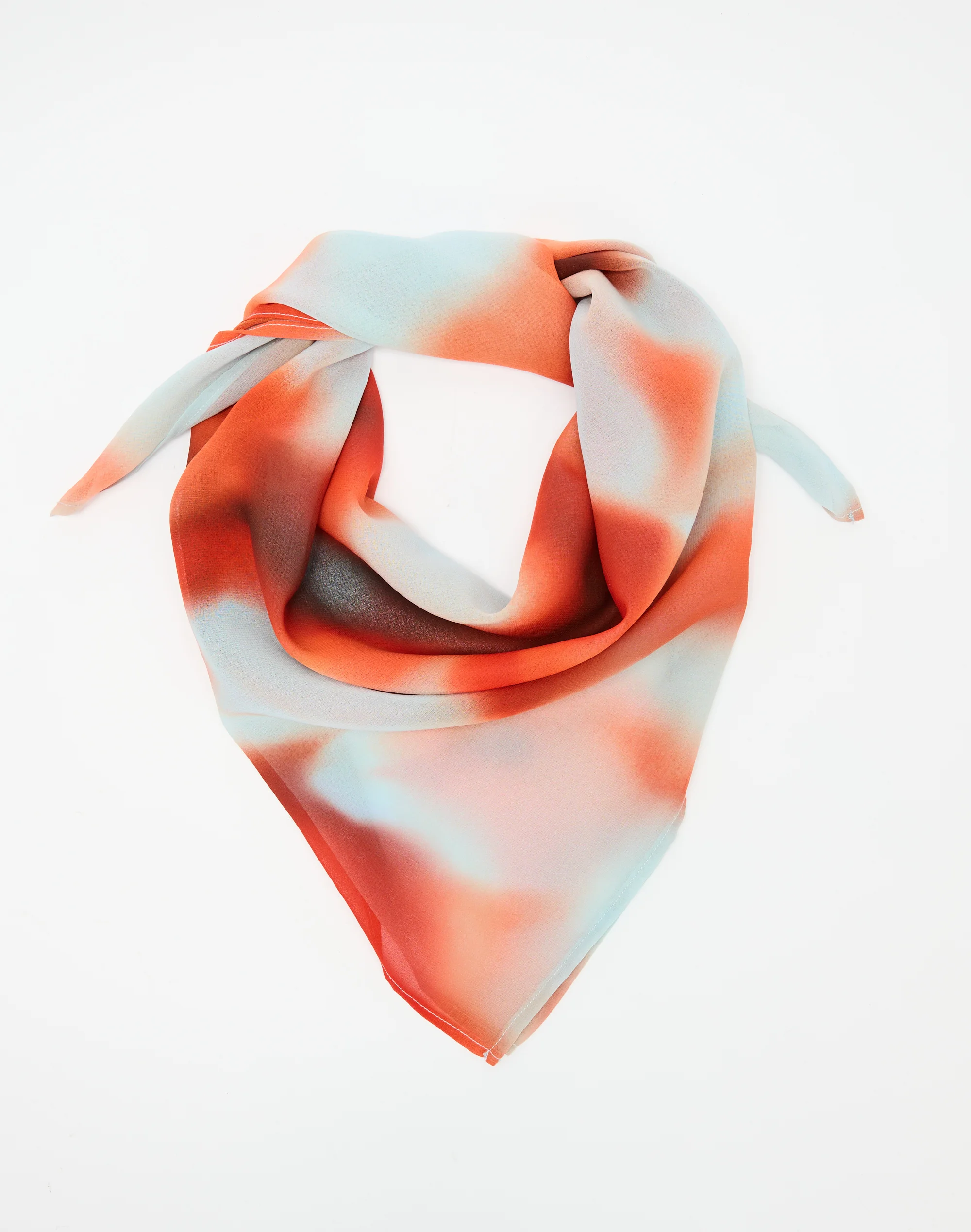 Chiffon Head Scarf Mallorca Sunset