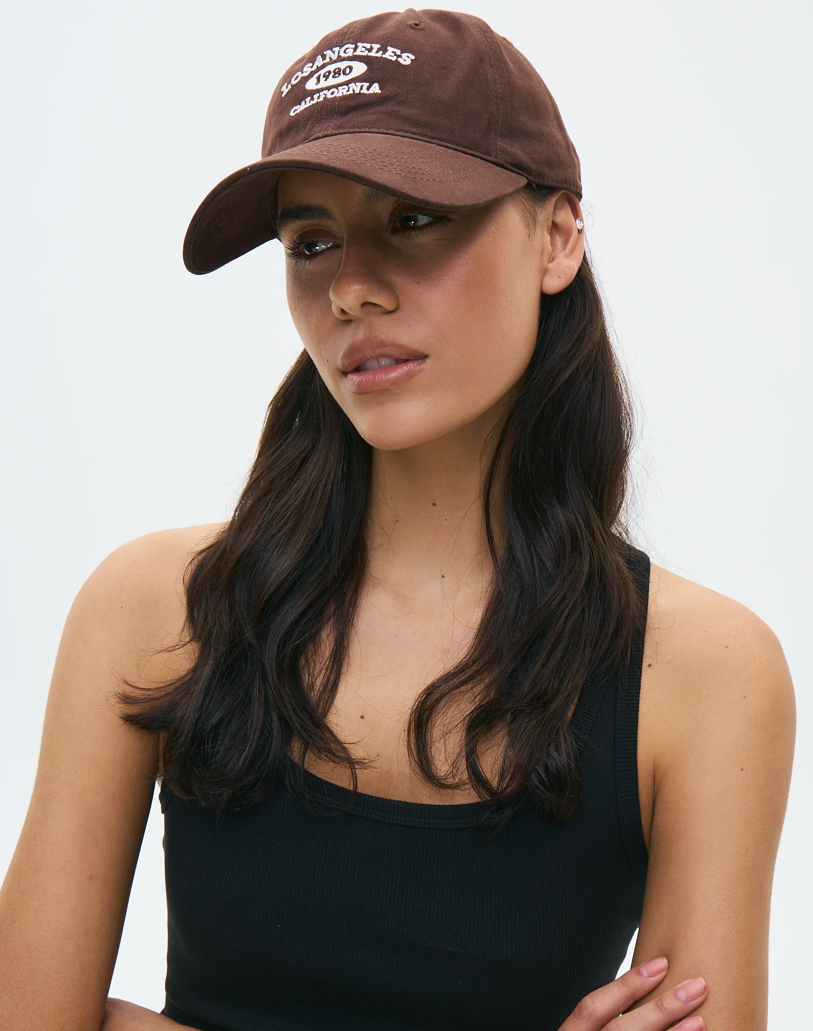 Embroidered Cap Mocha X La