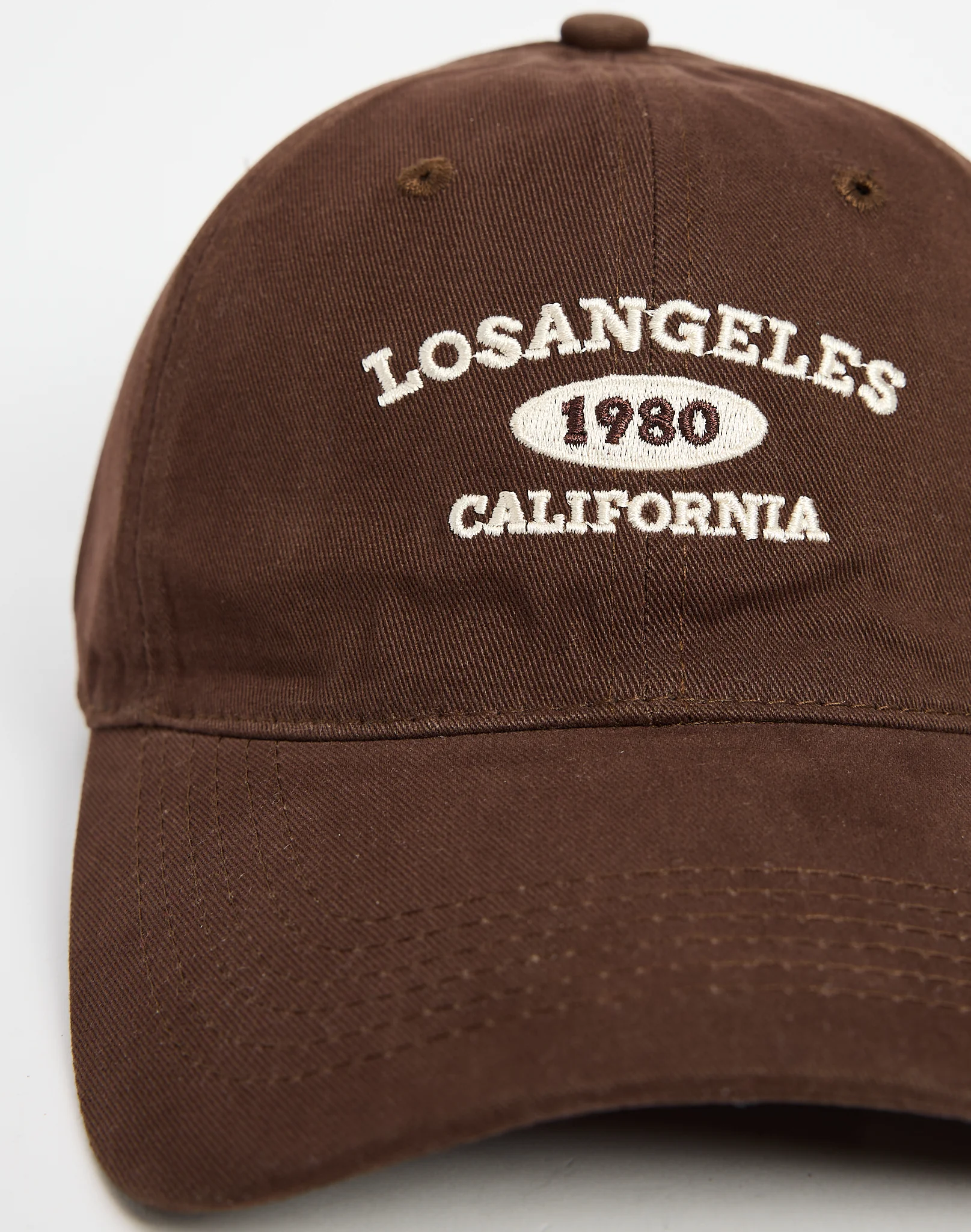 Embroidered Cap Mocha X La