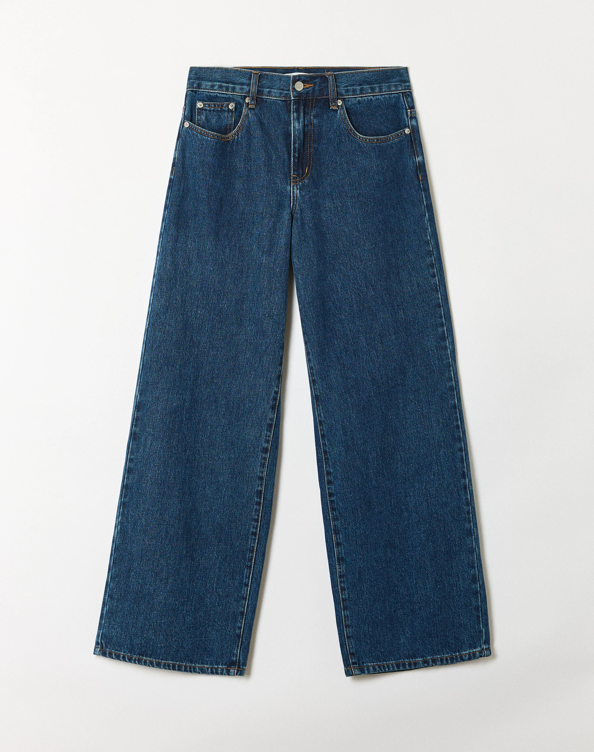 Low Rise Wide Leg Jean Billie Blue Wash
