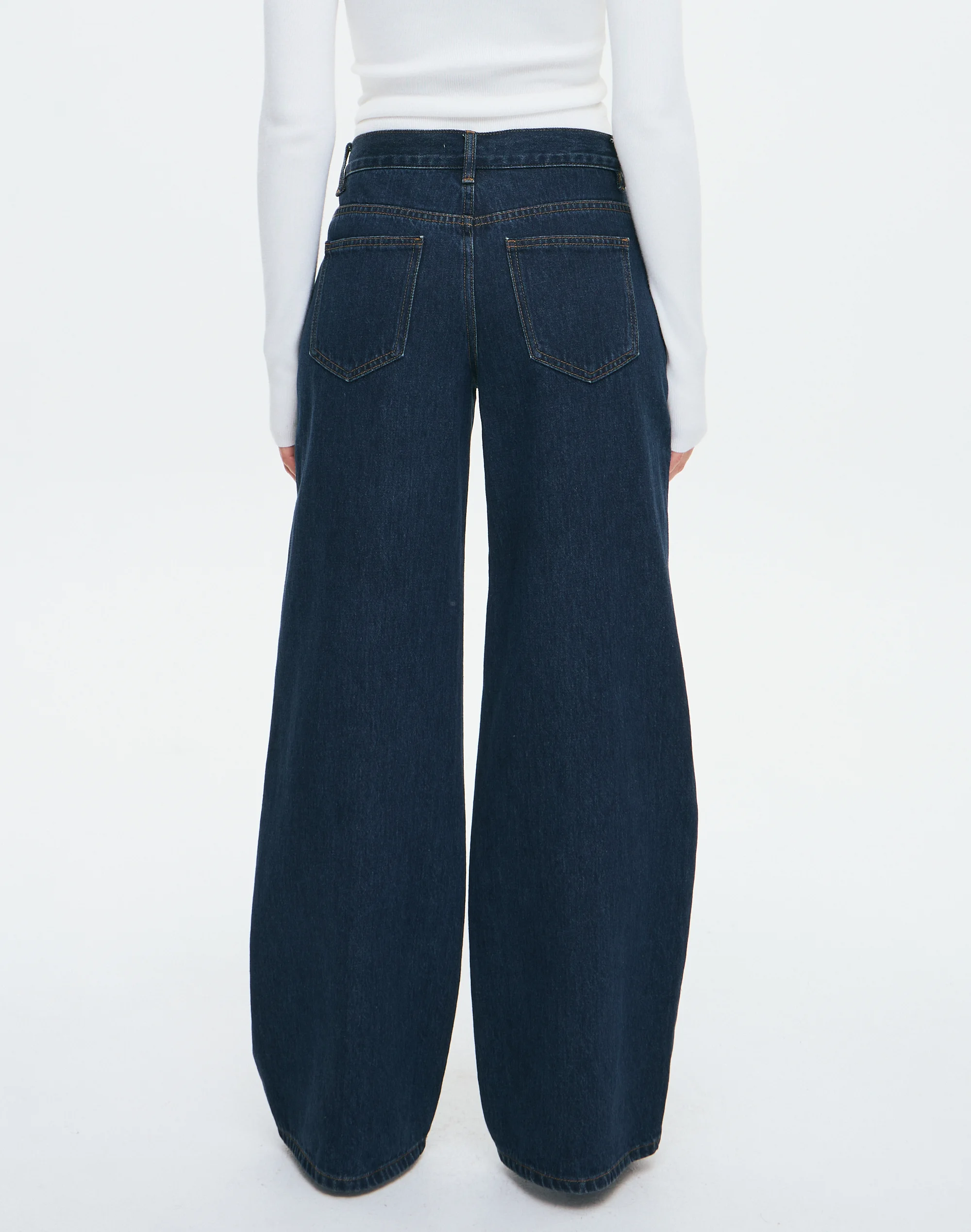 Low Rise Wide Leg Jean Indigo Jones