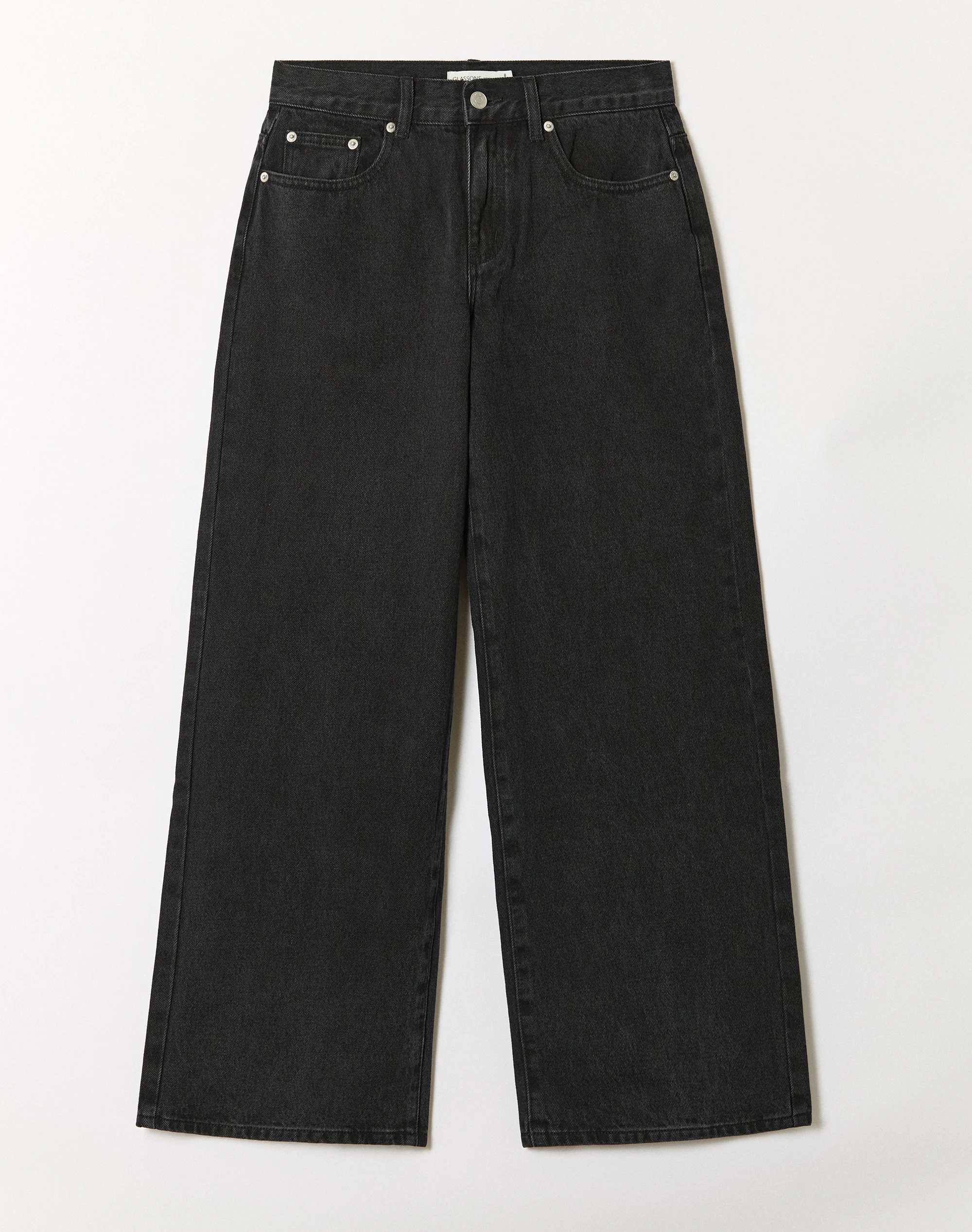 Low Rise Wide Leg Jean Vintage Black