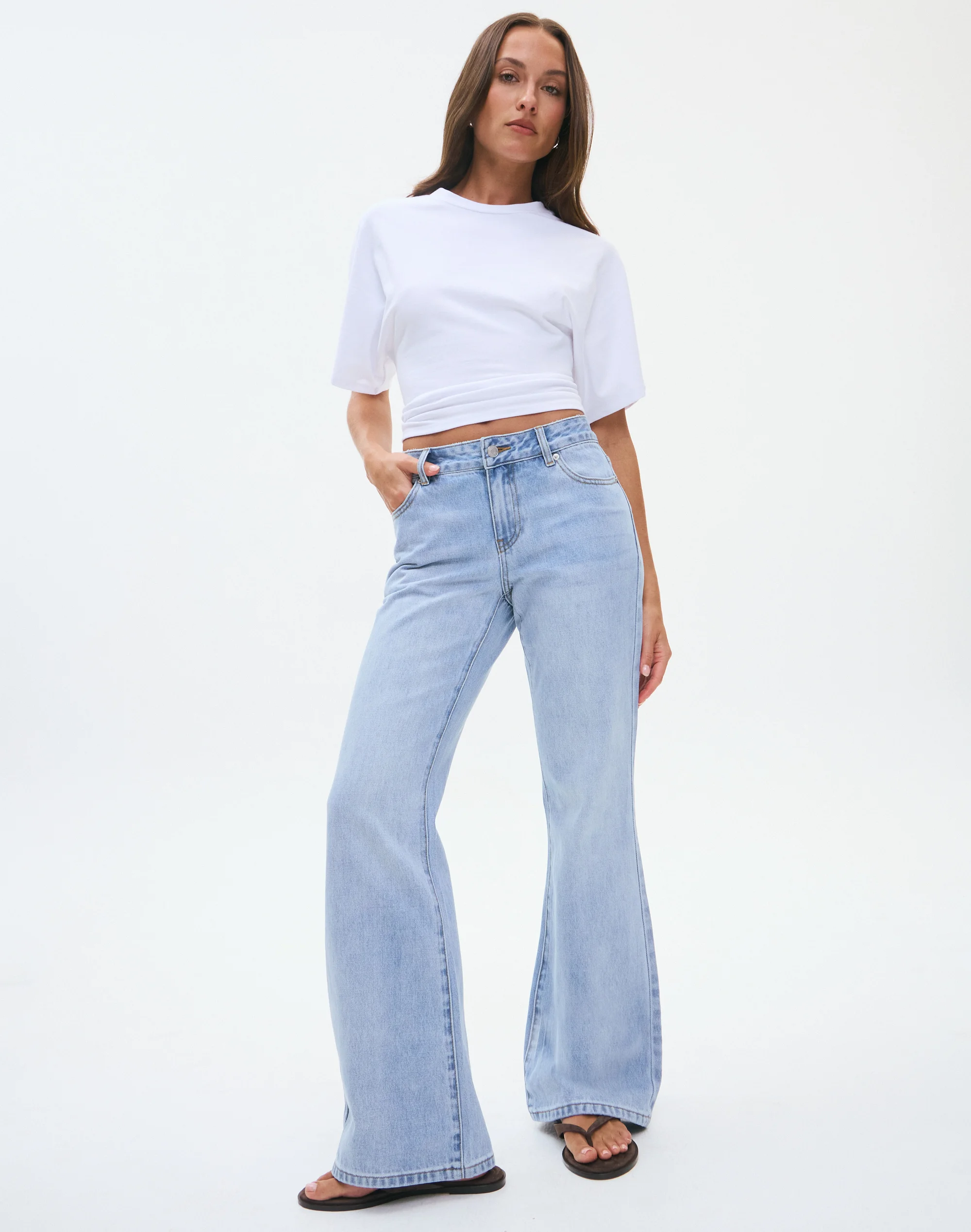 Low Rise Bootleg Jean Vintage Bobbi Blue