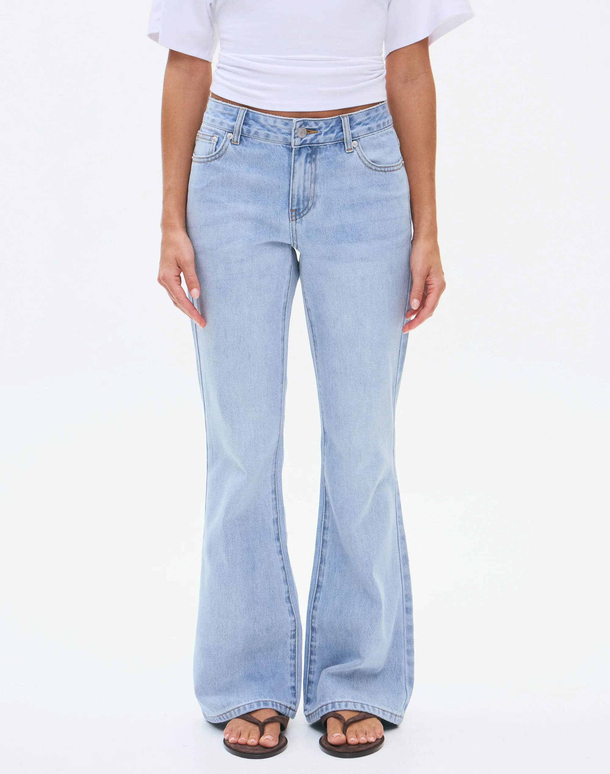 Low Rise Bootleg Jean Vintage Bobbi Blue