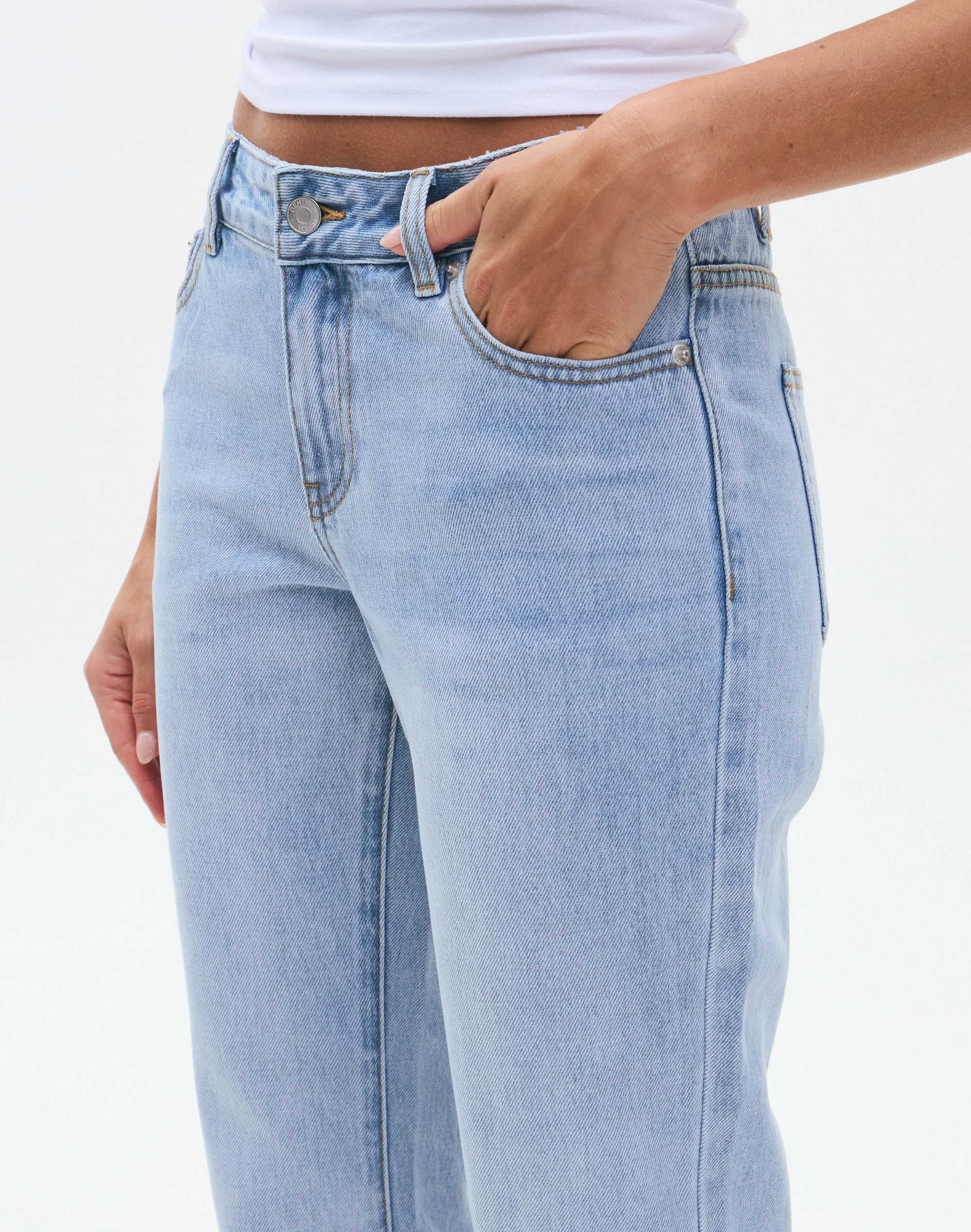 Low Rise Bootleg Jean Vintage Bobbi Blue
