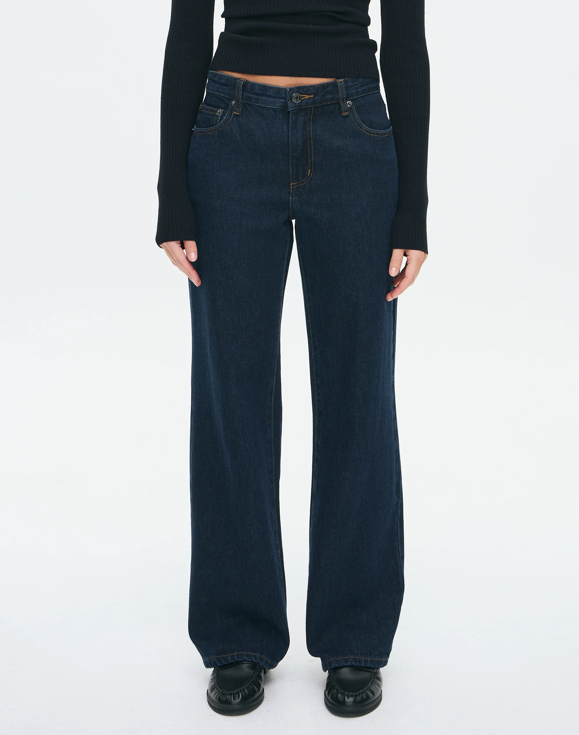 Low Rise Straight Leg Jean Indigo Jones 3 Low Rise Straight Leg Jean Indigo Jones