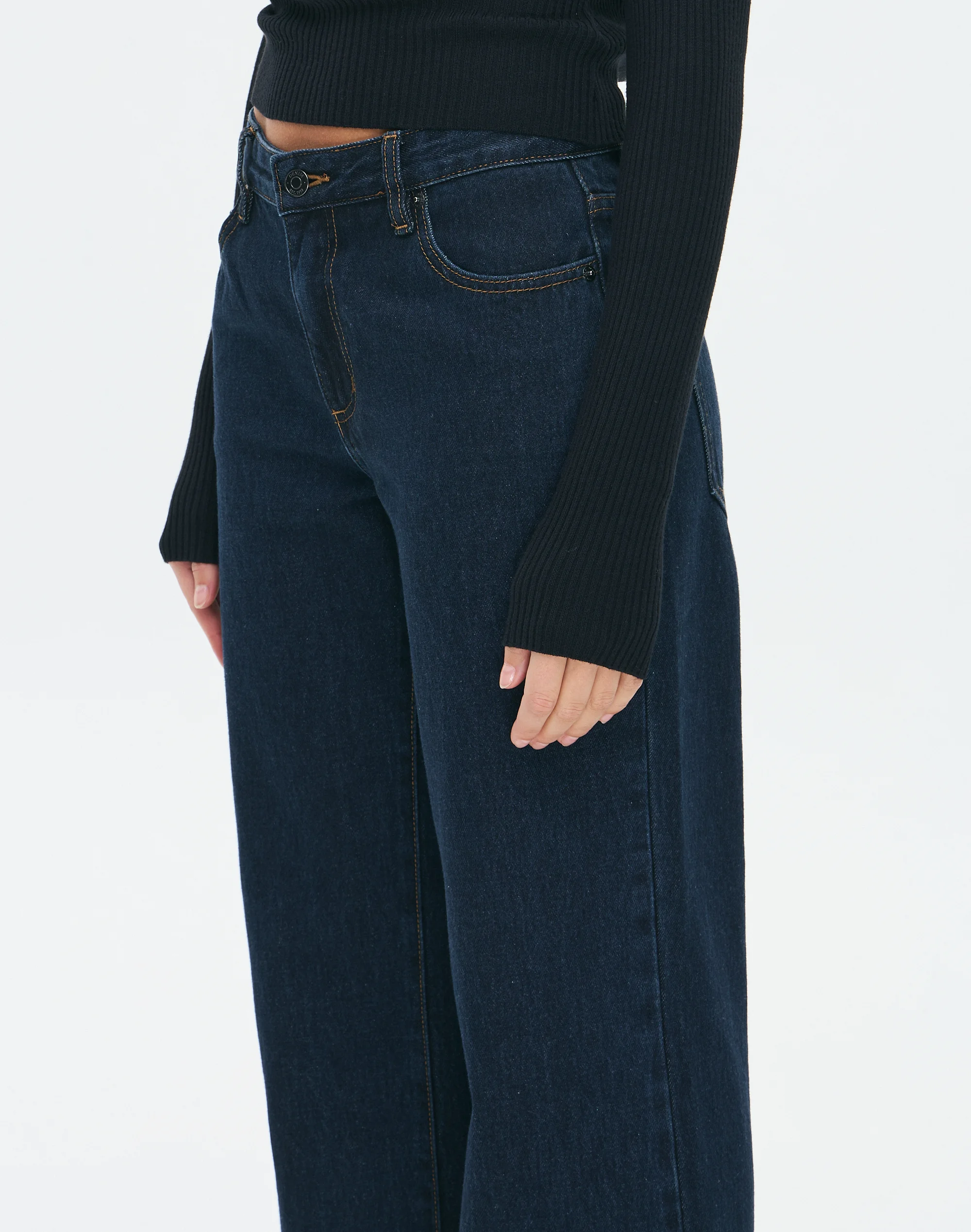 Low Rise Straight Leg Jean Indigo Jones 5 Low Rise Straight Leg Jean Indigo Jones