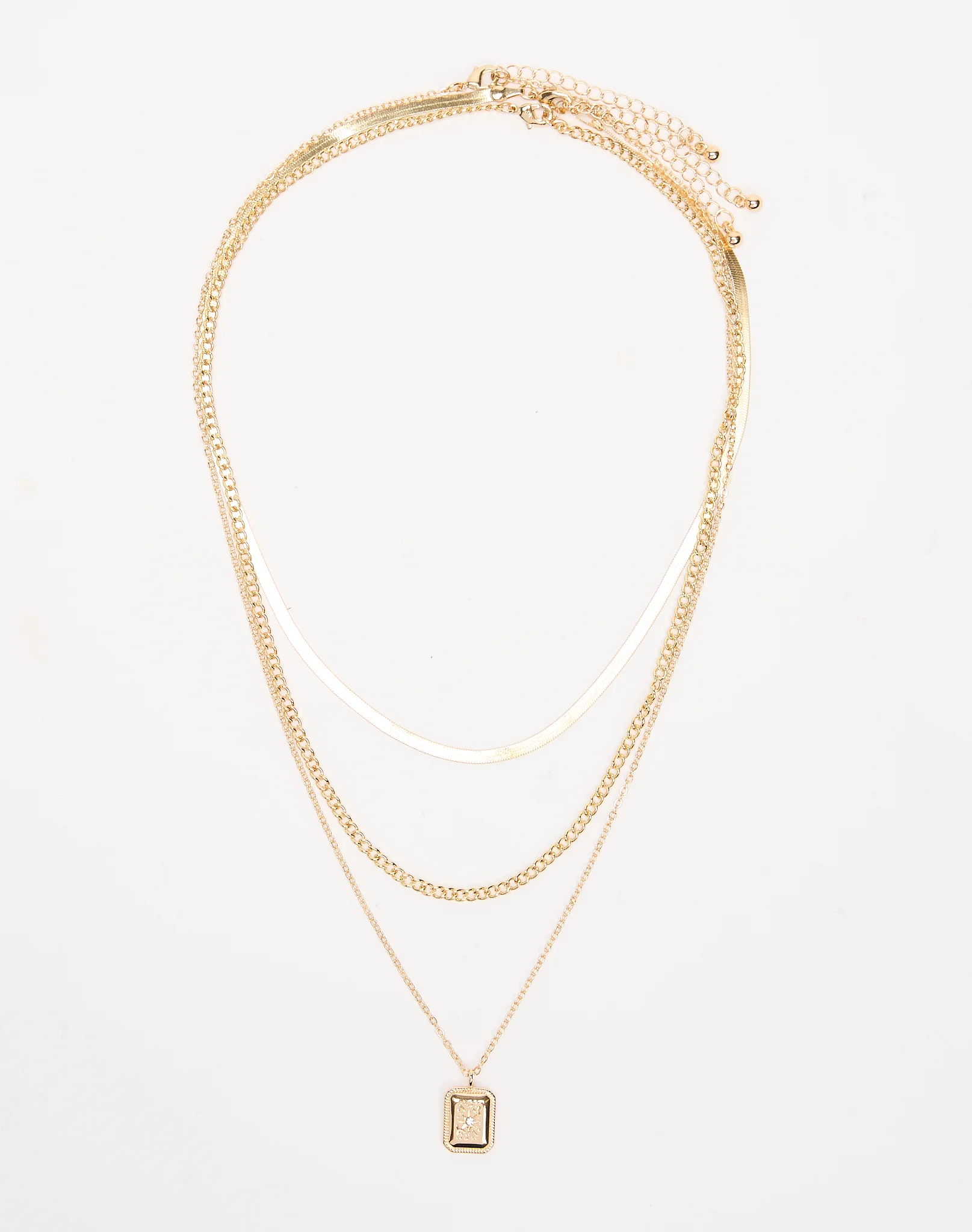 Layered Chain Necklace Pack Necklace Pack in Gold