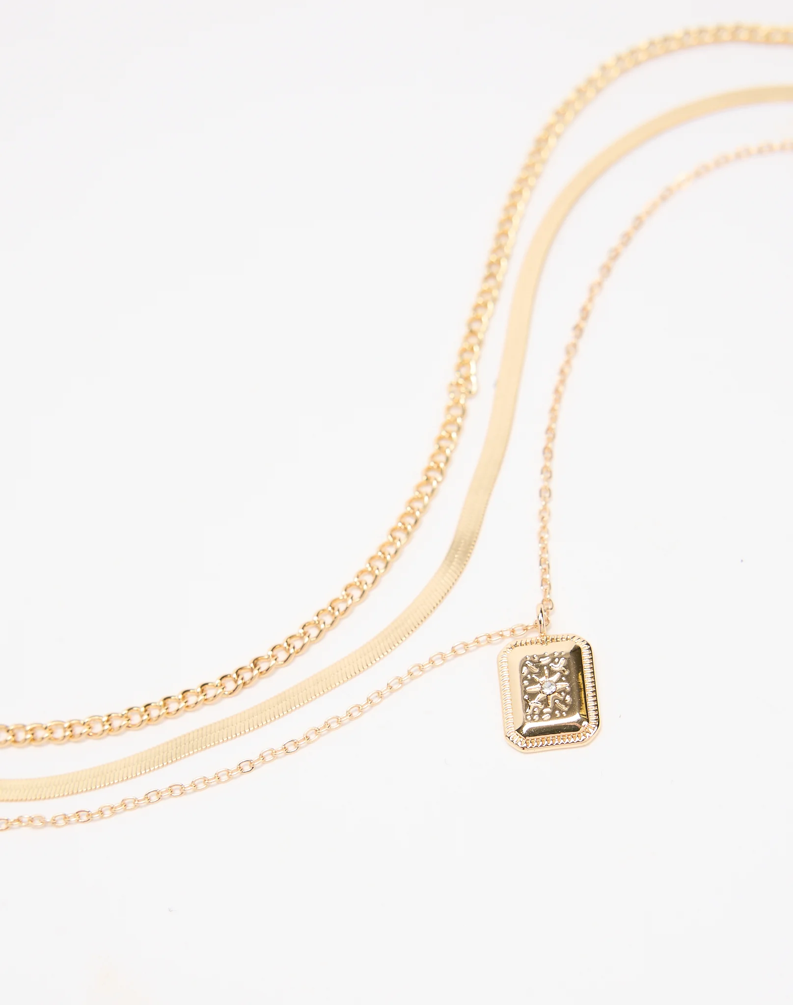 Layered Chain Necklace Pack Necklace Pack in Gold
