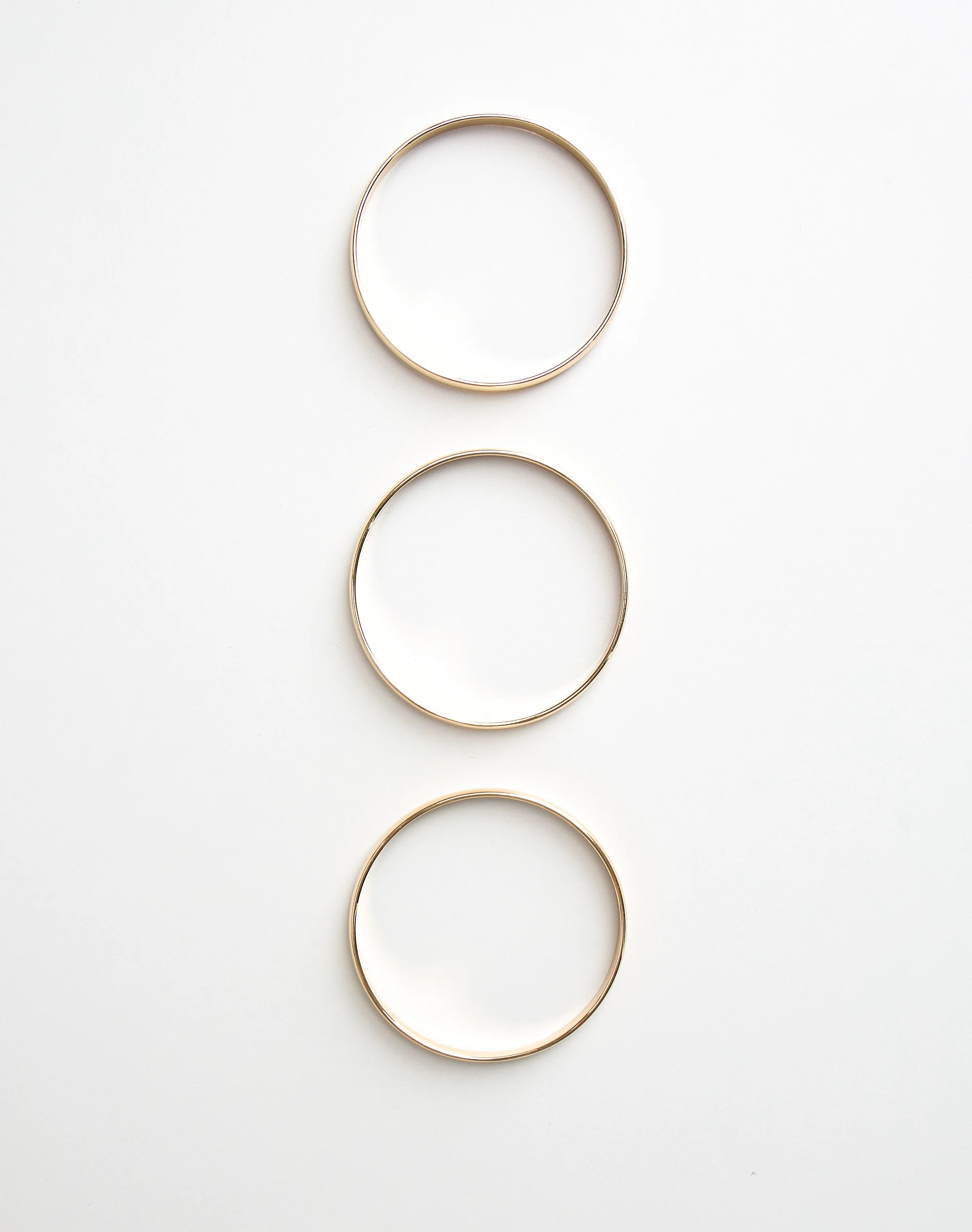 Classic Three Bangle Pack Gold