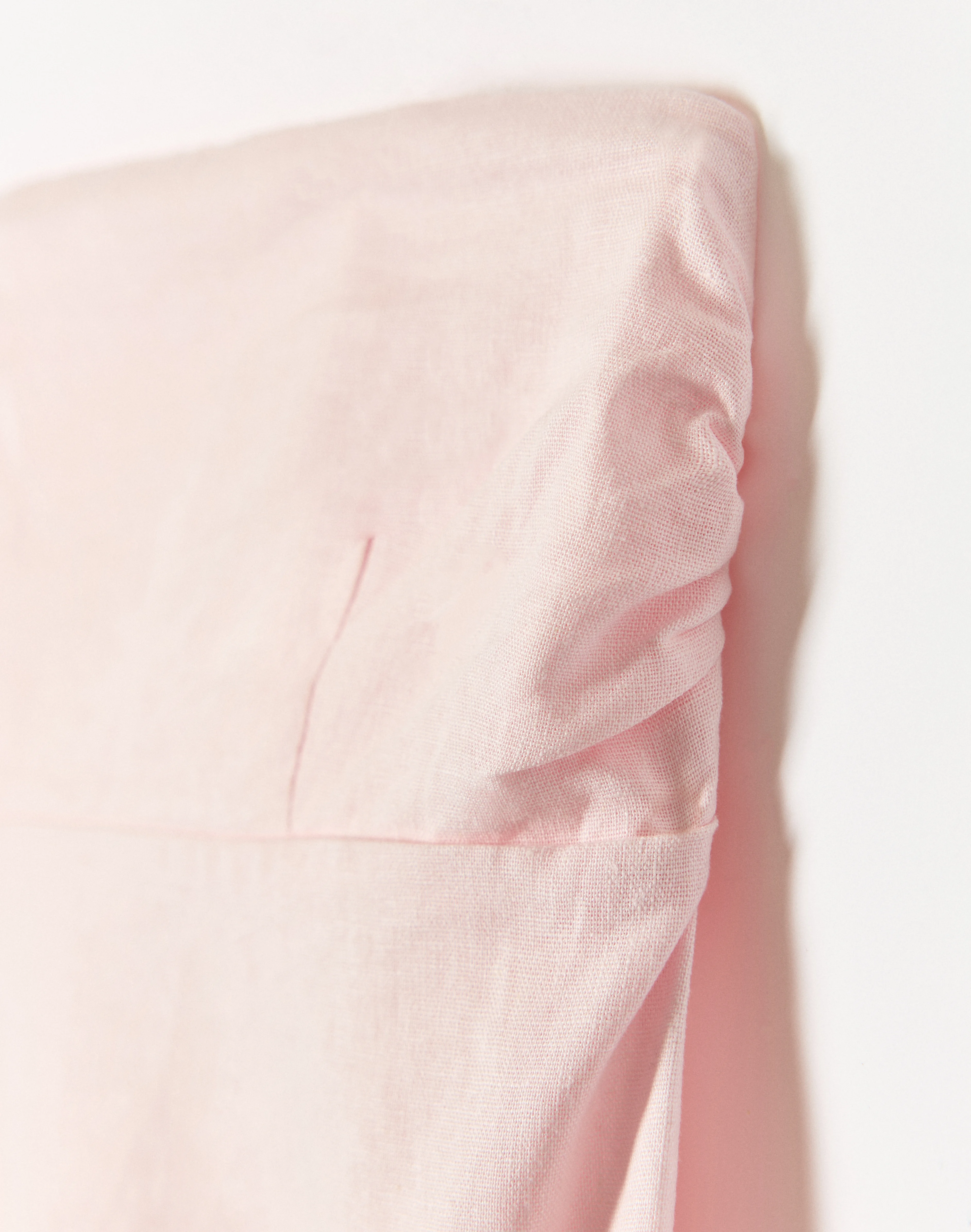 Linen Blend Strapless Tie Back Top Romance Rose 7 Linen Blend Strapless Tie Back Top Romance Rose