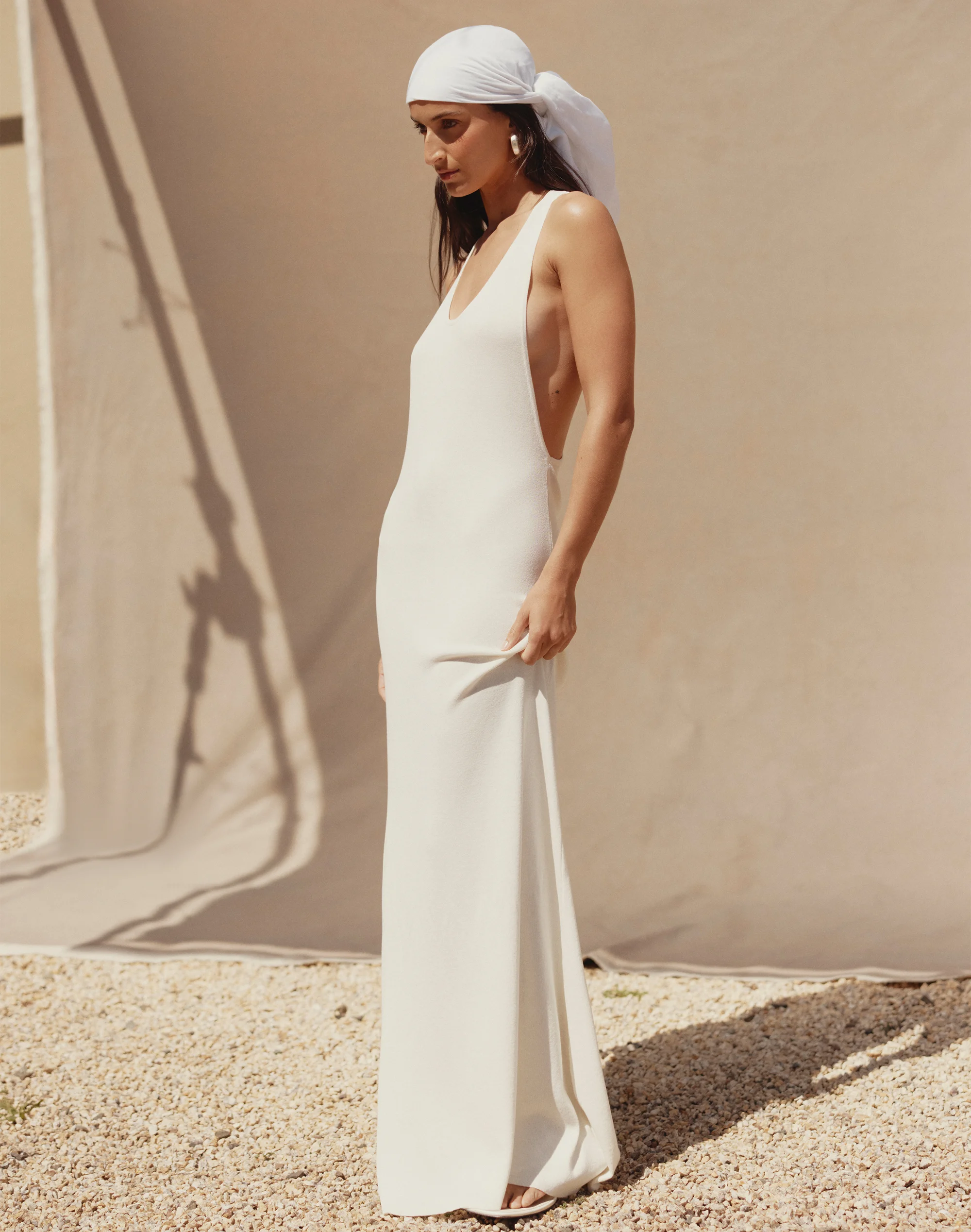Knit Maxi Dress Milk