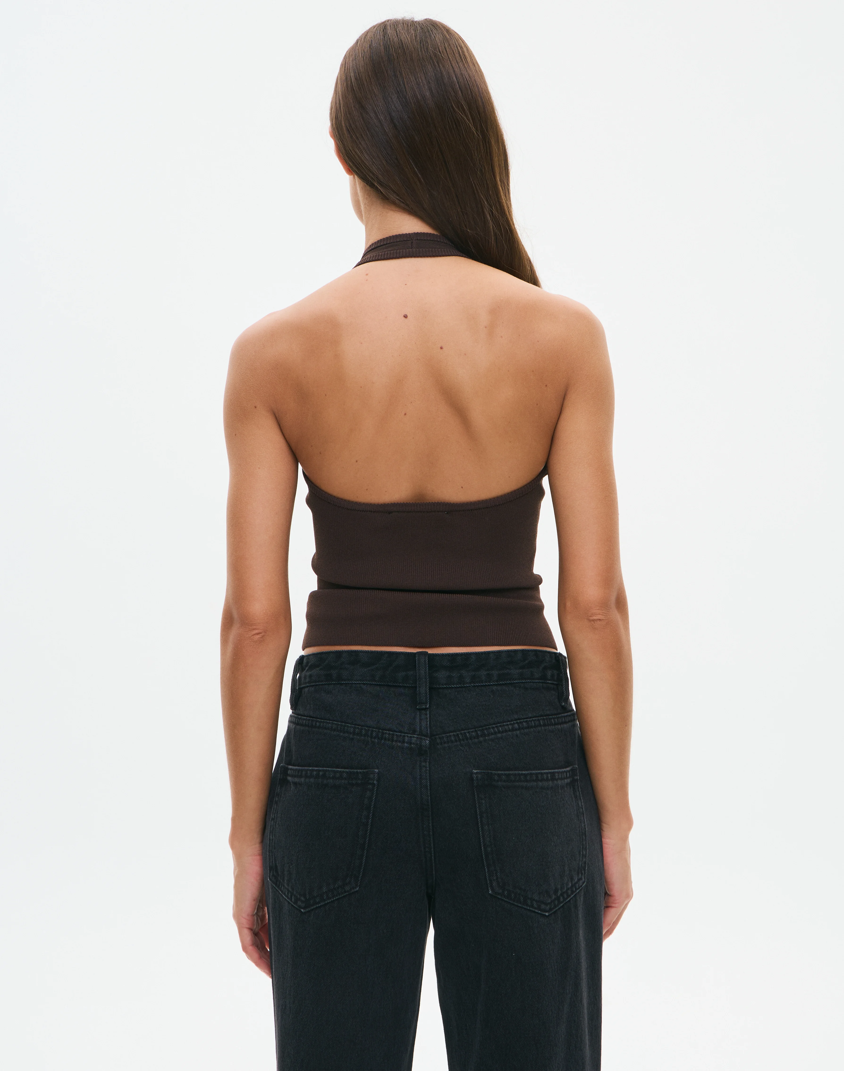 Knit Scoop Neck Halter Top Fudge Fantasy 5 Knit Scoop Neck Halter Top Fudge Fantasy