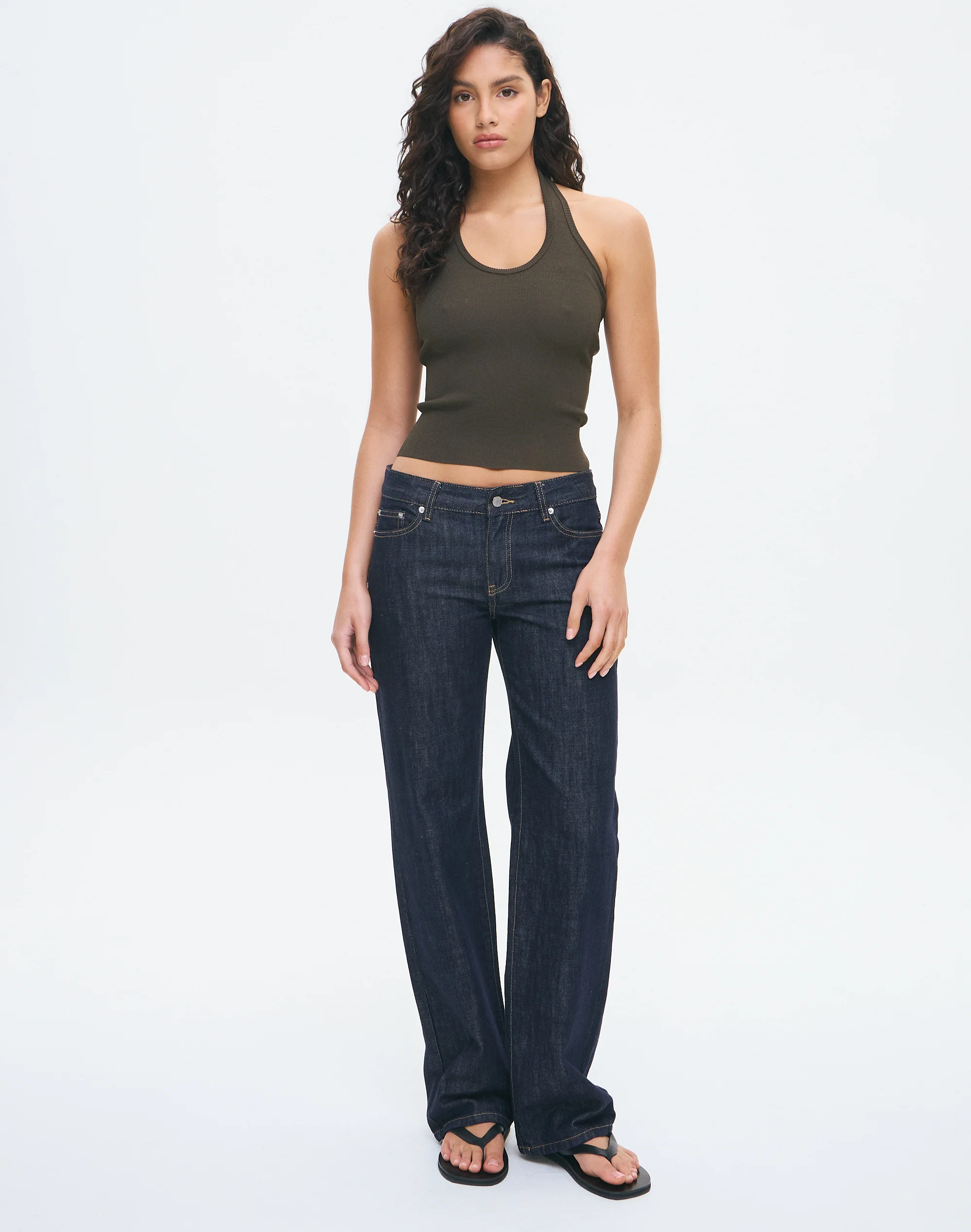 Knit Scoop Neck Halter Top Khaching 3 Knit Scoop Neck Halter Top Khaching