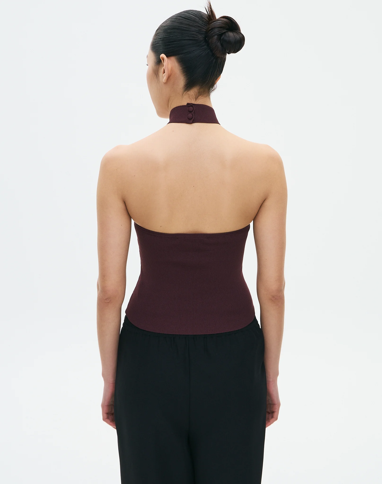 High Neck Hardware Detail Knit Top Bean There 4 High Neck Hardware Detail Knit Top Bean There