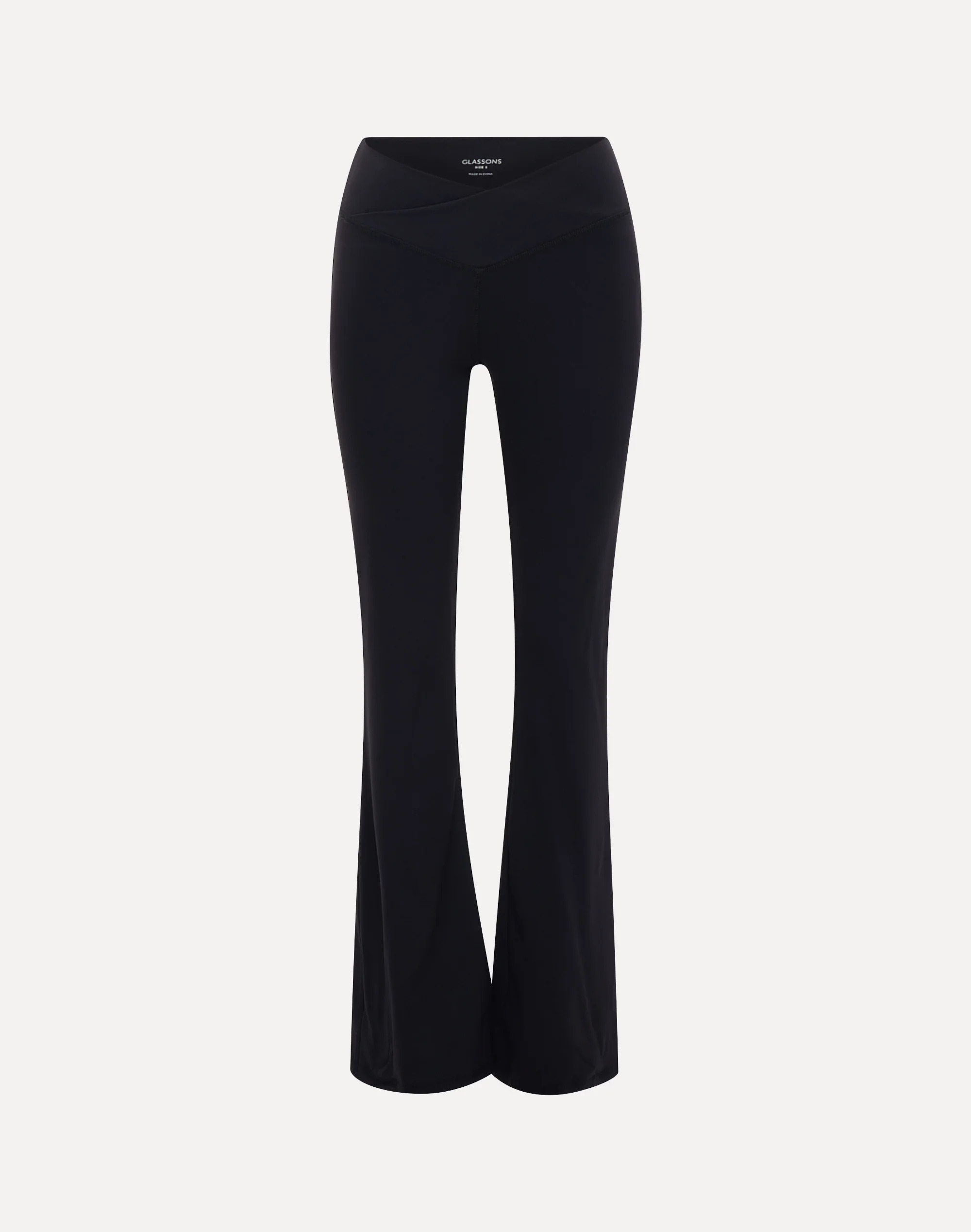 Active V Front Flare Legging Black 6 Active V Front Flare Legging Black