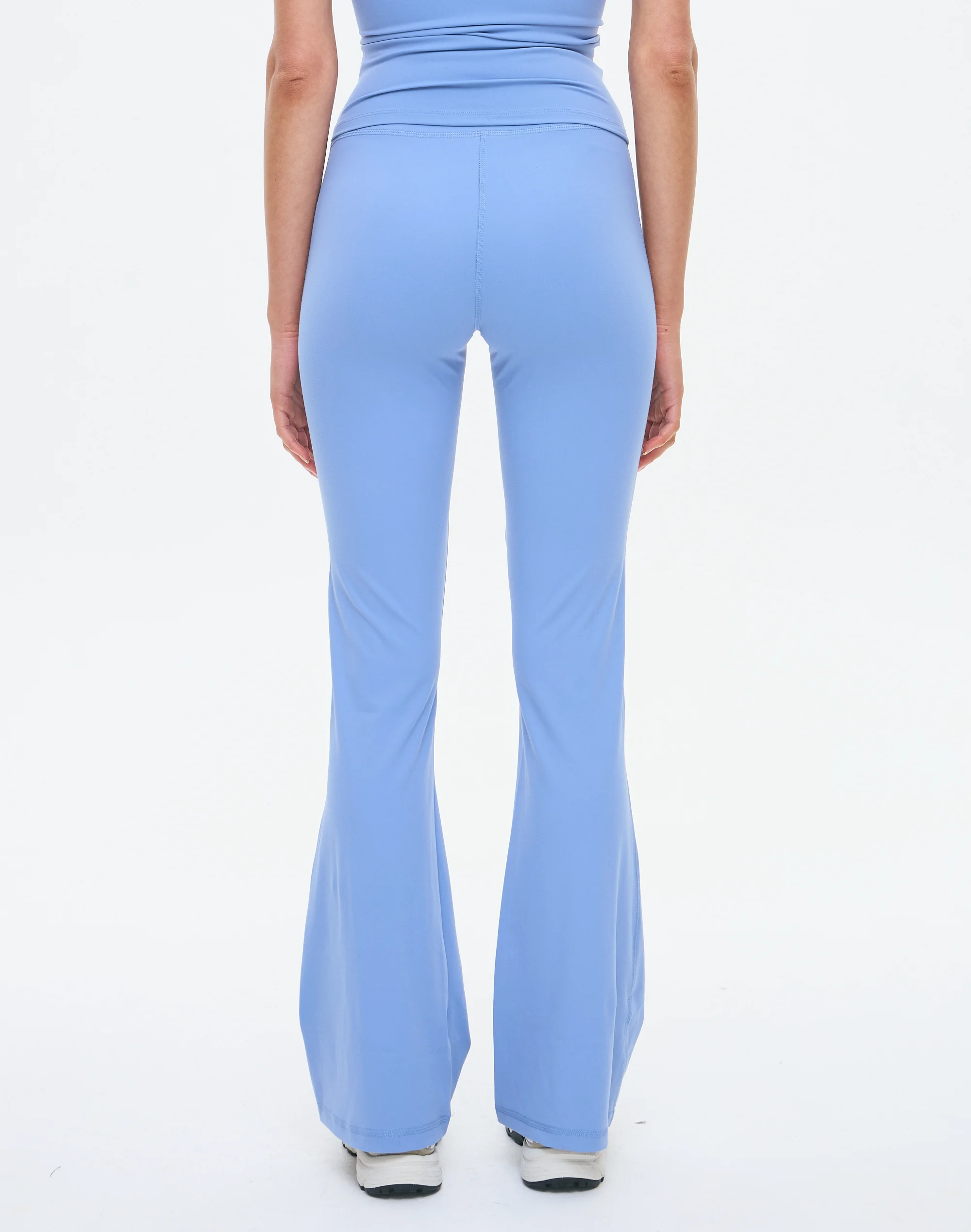 Active V Front Flare Legging Blue Nova