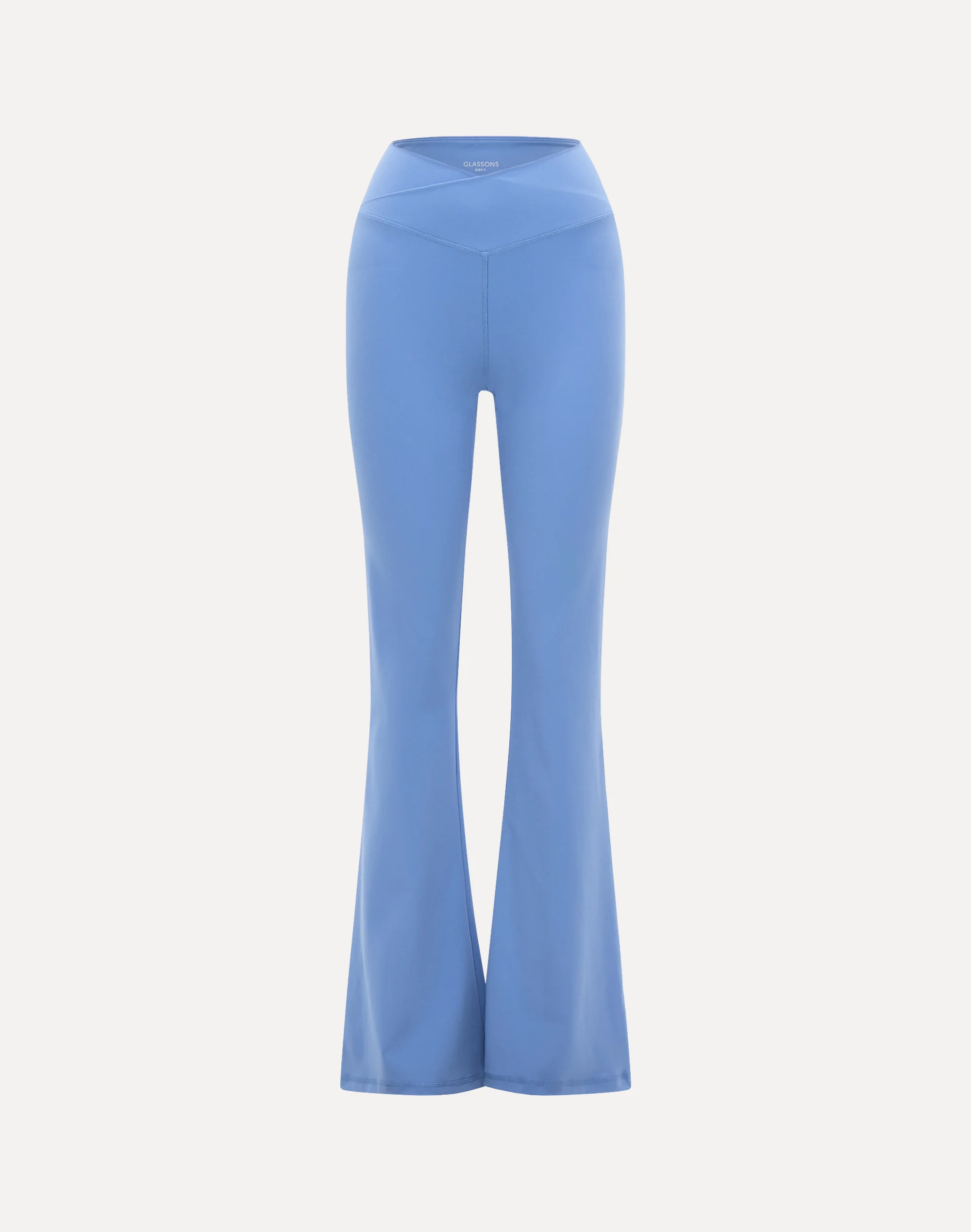 Active V Front Flare Legging Blue Nova