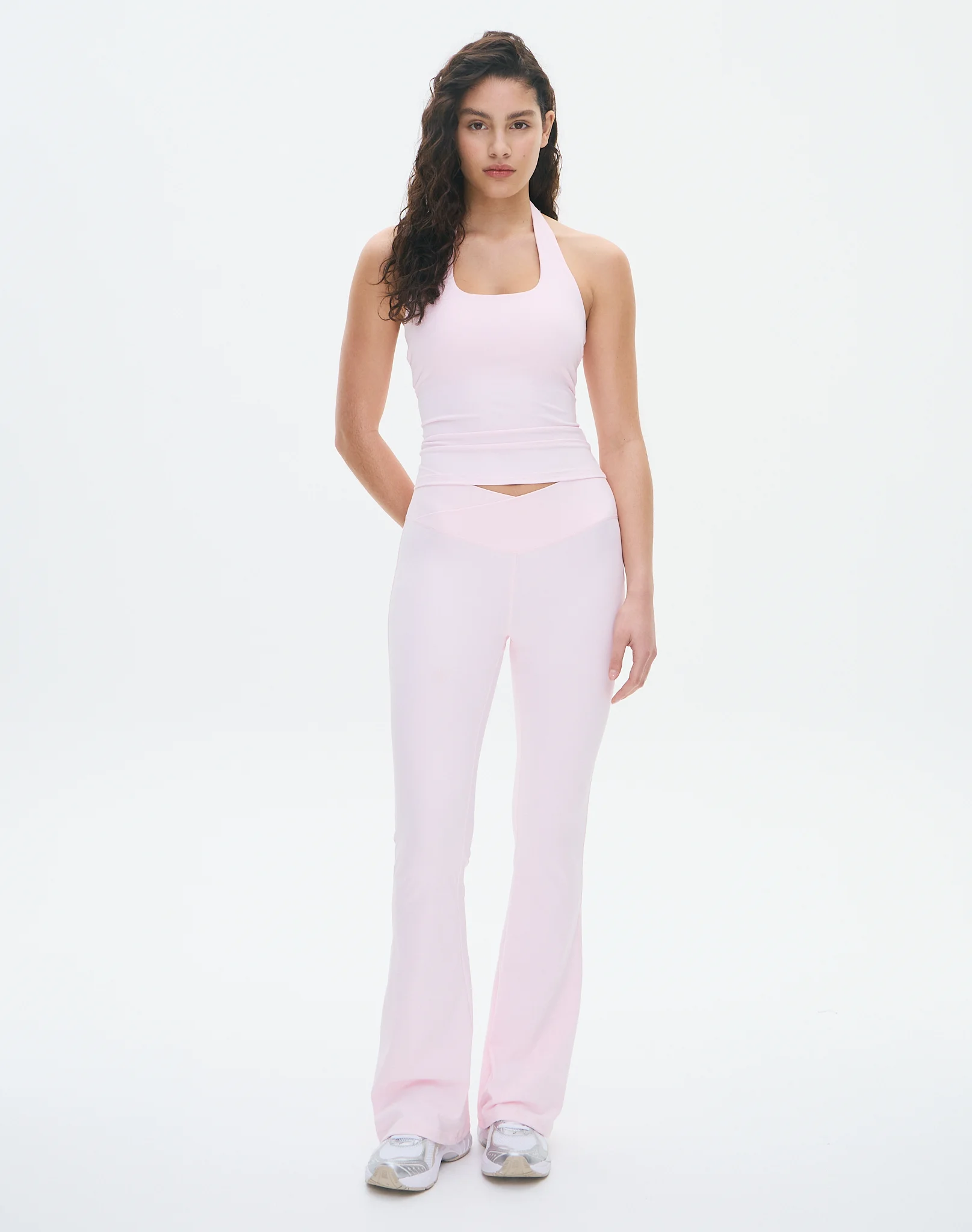 Active V Front Flare Legging Crystal Candy