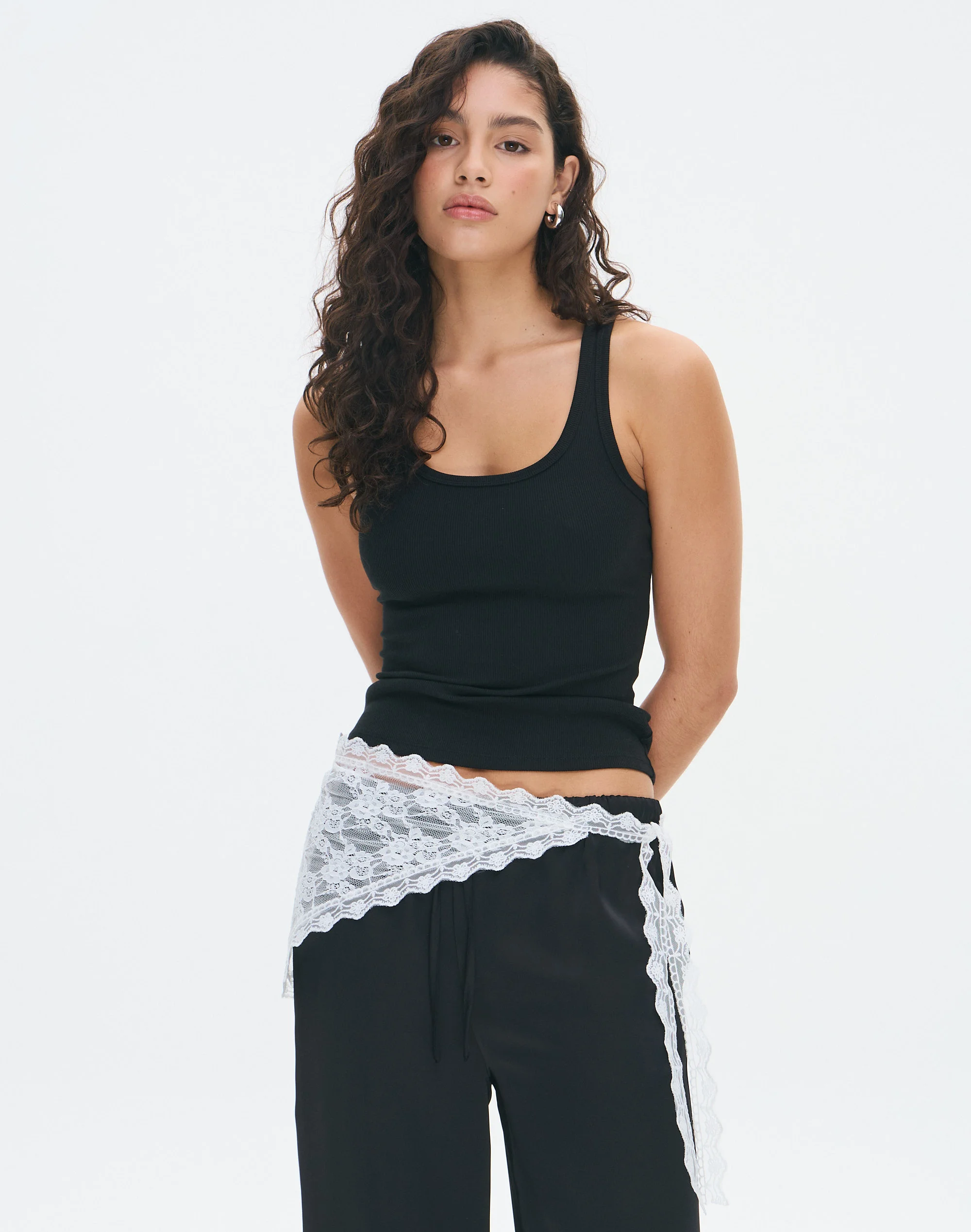 Lace Wrap Belt White 3 Lace Wrap Belt White