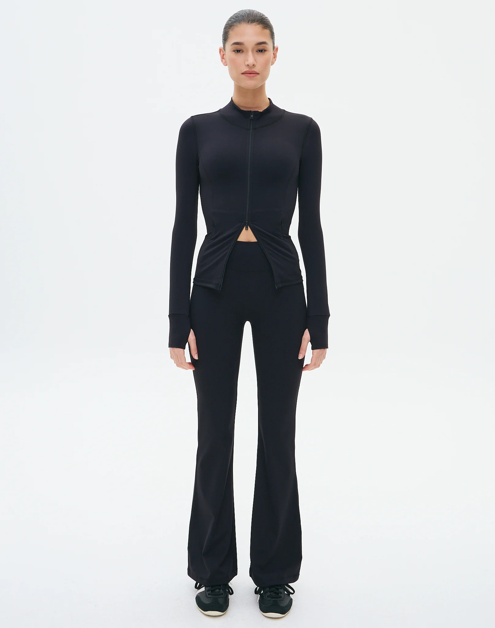 Active Contour Flare Leggings Black
