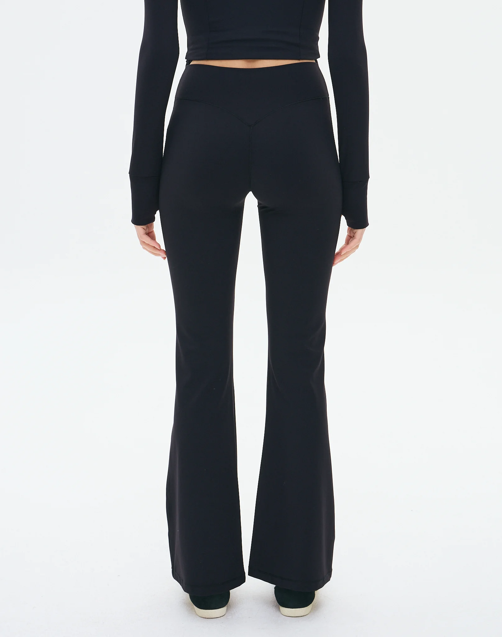 Active Contour Flare Leggings Black