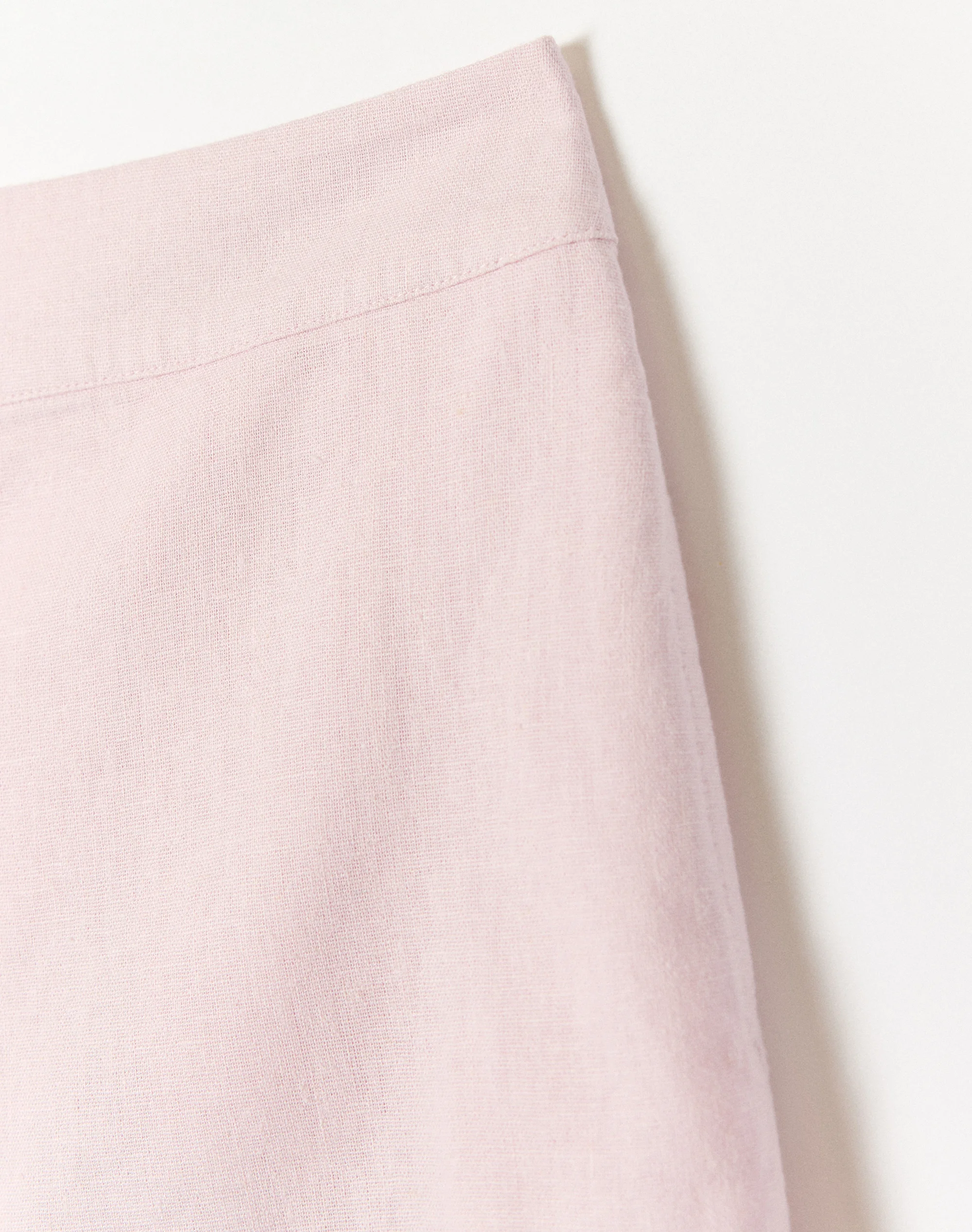 Linen Blend Tailored Micro Short Romance Rose 7 Linen Blend Tailored Micro Short Romance Rose