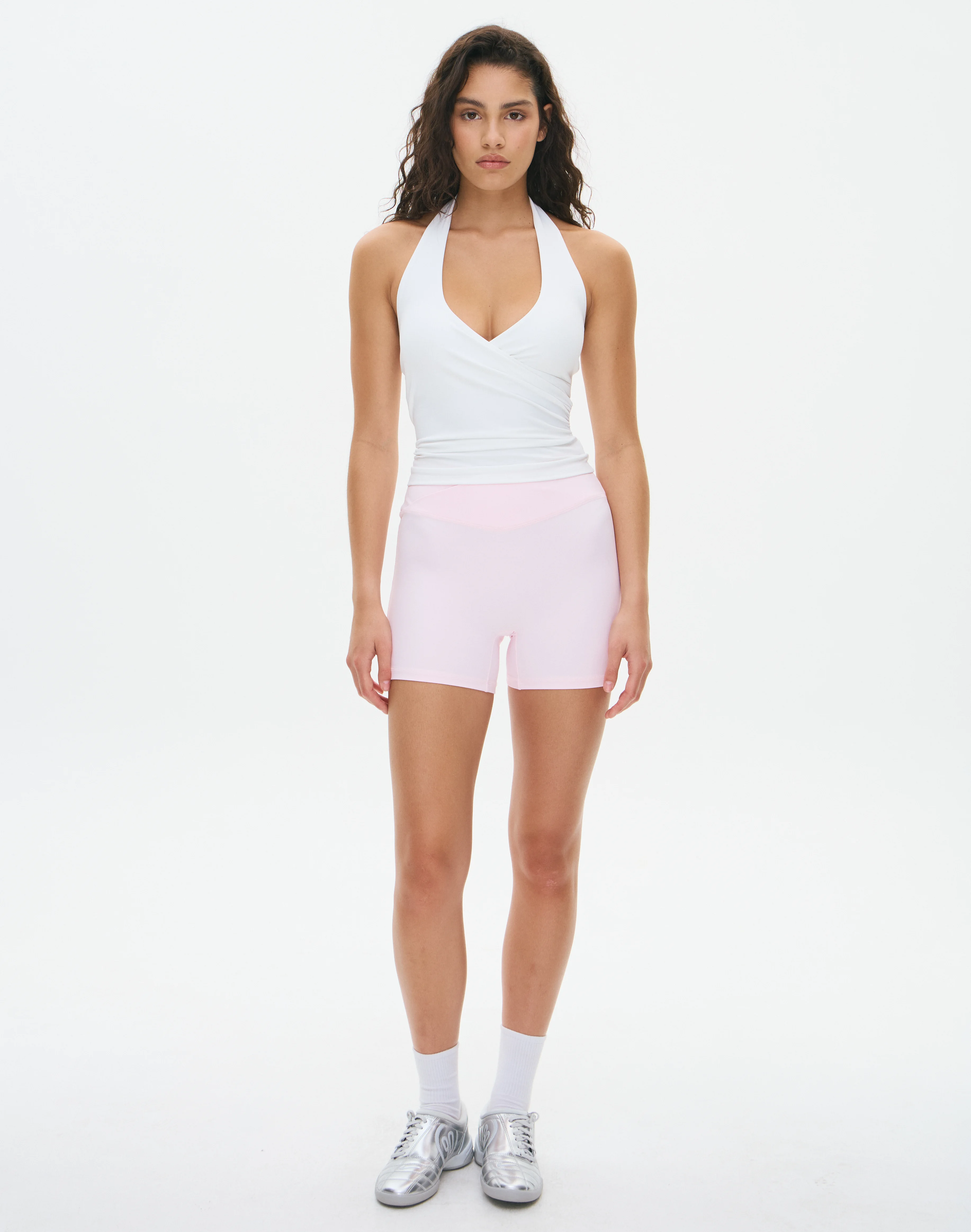 Active V Front Bike Short Crystal Candy