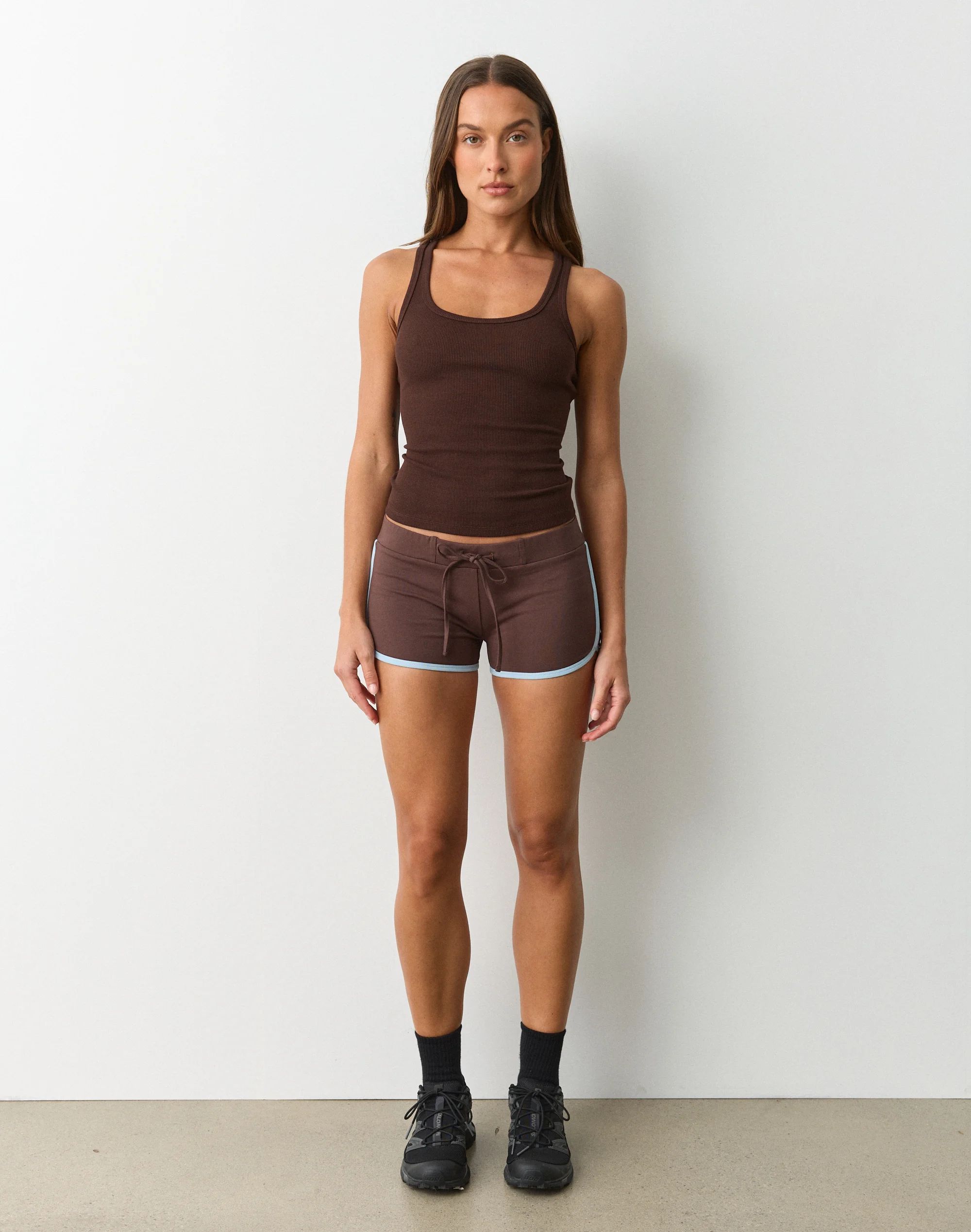 Contrast Tipped Mini Short Coco Loco X Bubble