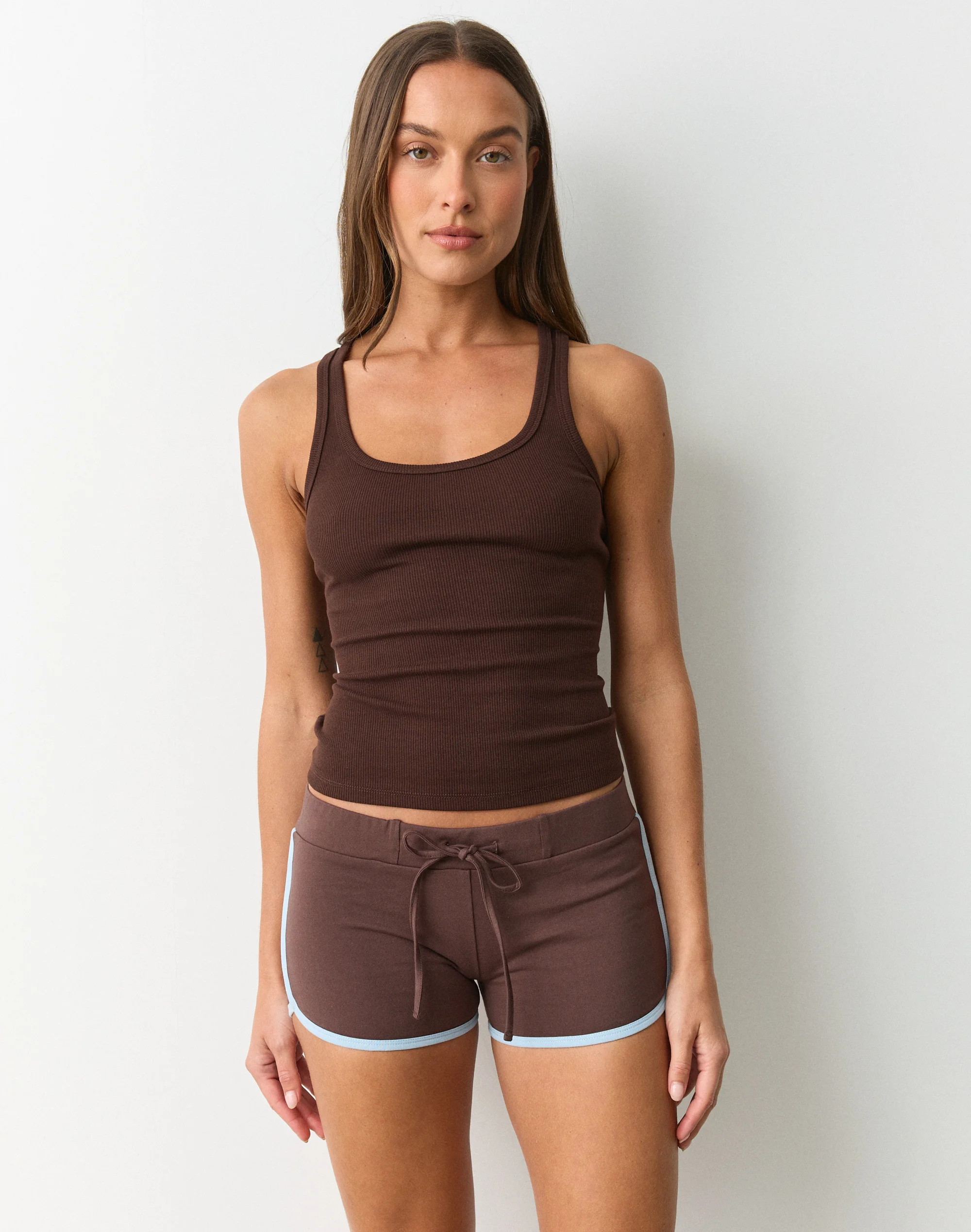 Contrast Tipped Mini Short Coco Loco X Bubble