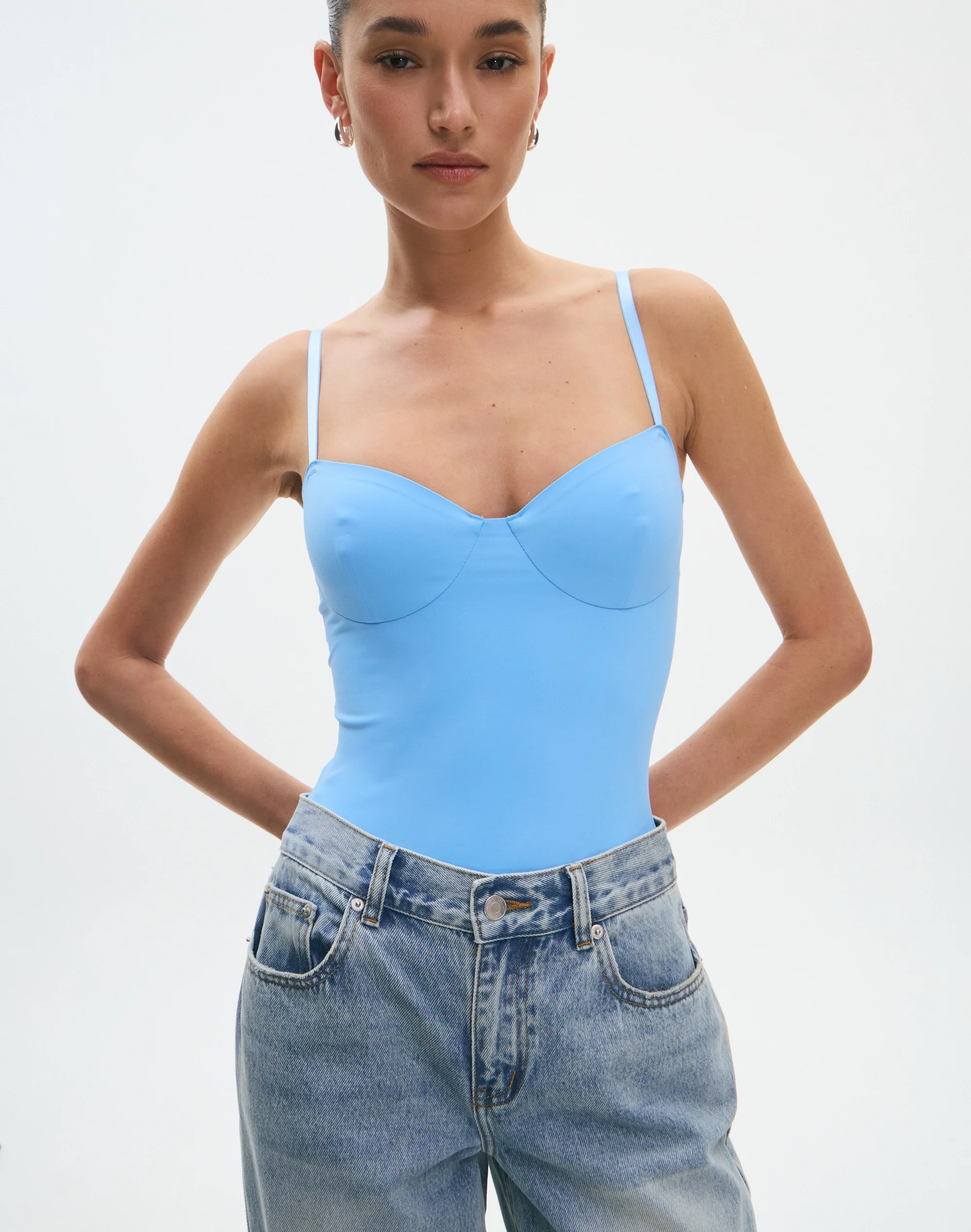 Underwire Bodysuit Mystery Blue