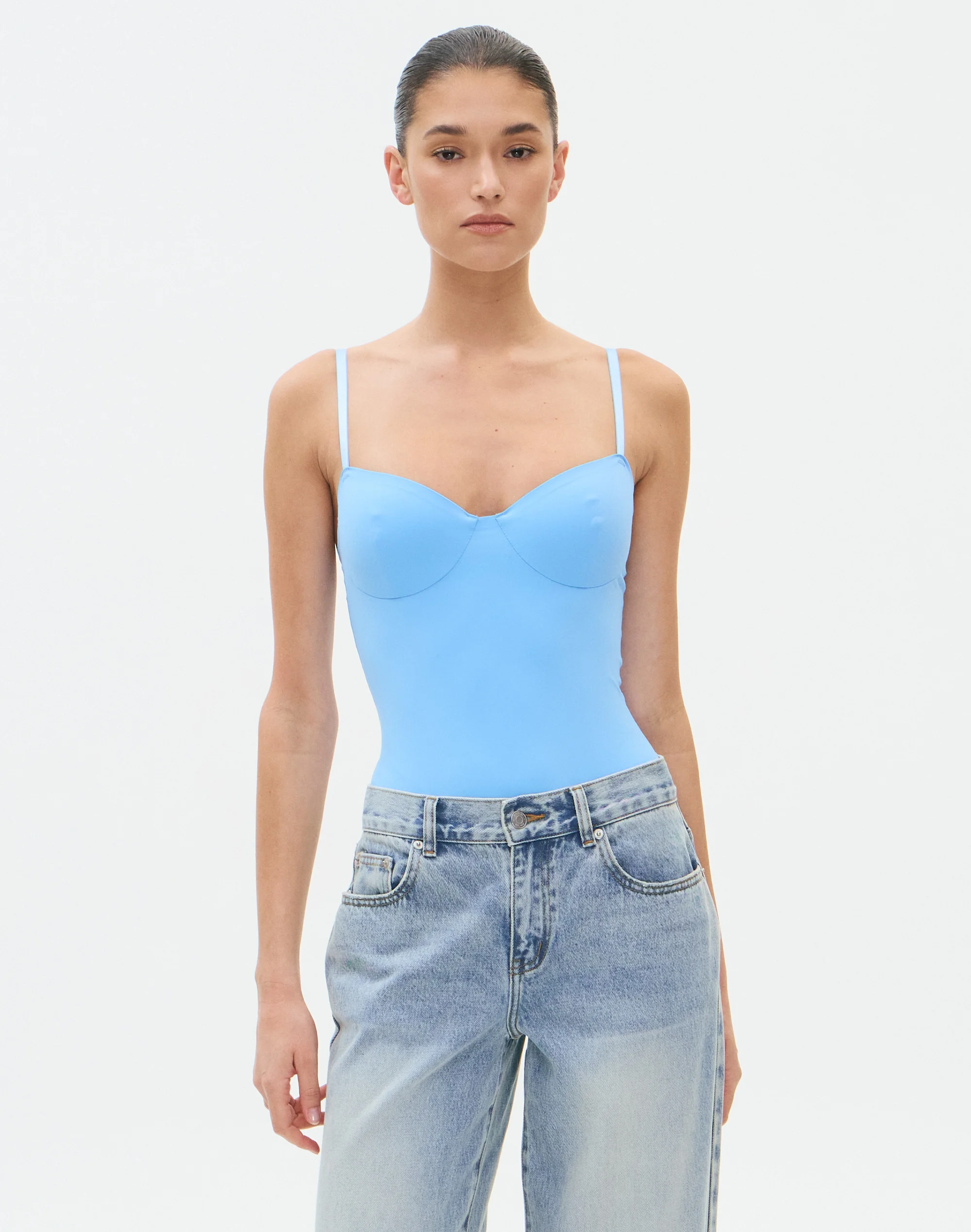 Underwire Bodysuit Mystery Blue
