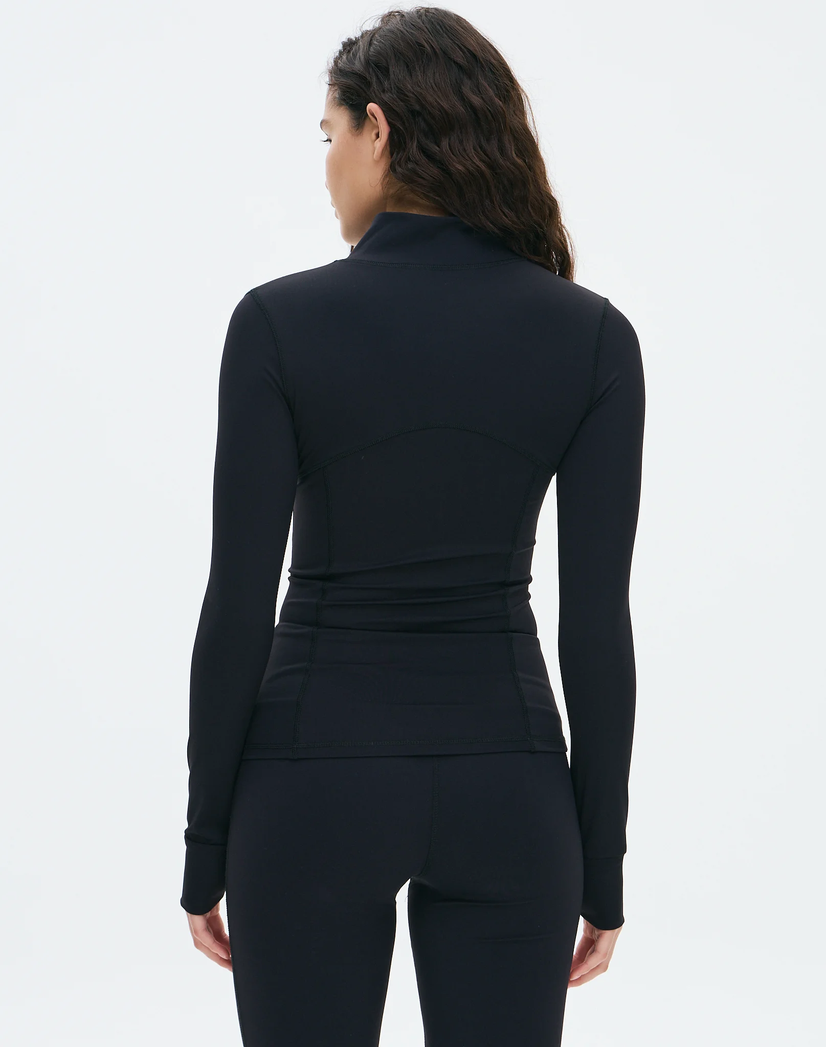 Active Two Way Zip Up Jacket Black 4 Active Two Way Zip Up Jacket Black
