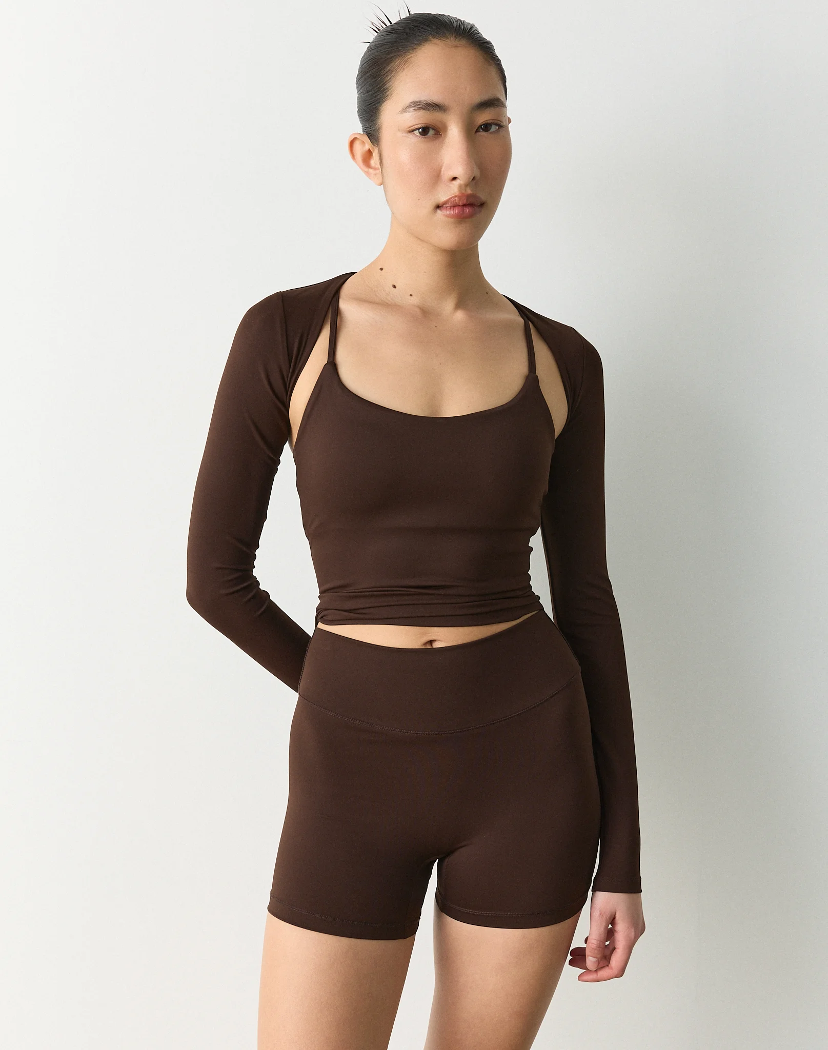 Active Longsleeve Bolero Mocha Magic